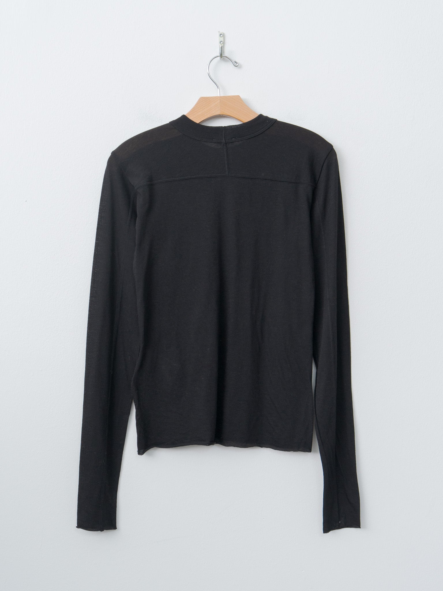 Cotton Cashmere Tee - Black