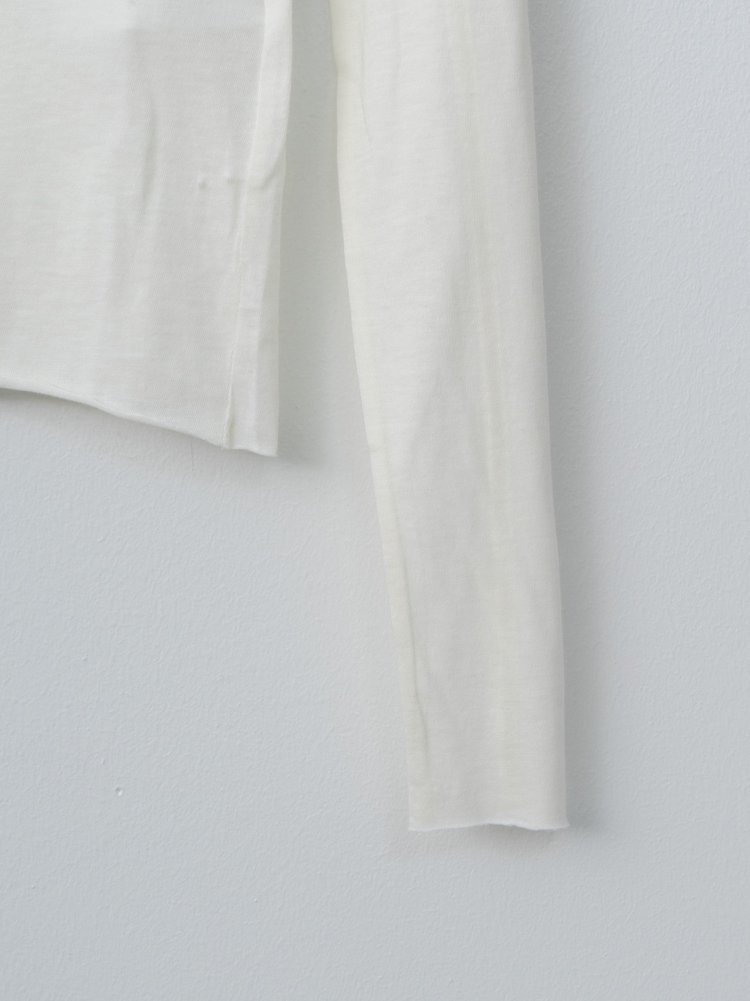 Cotton Cashmere Tee - White