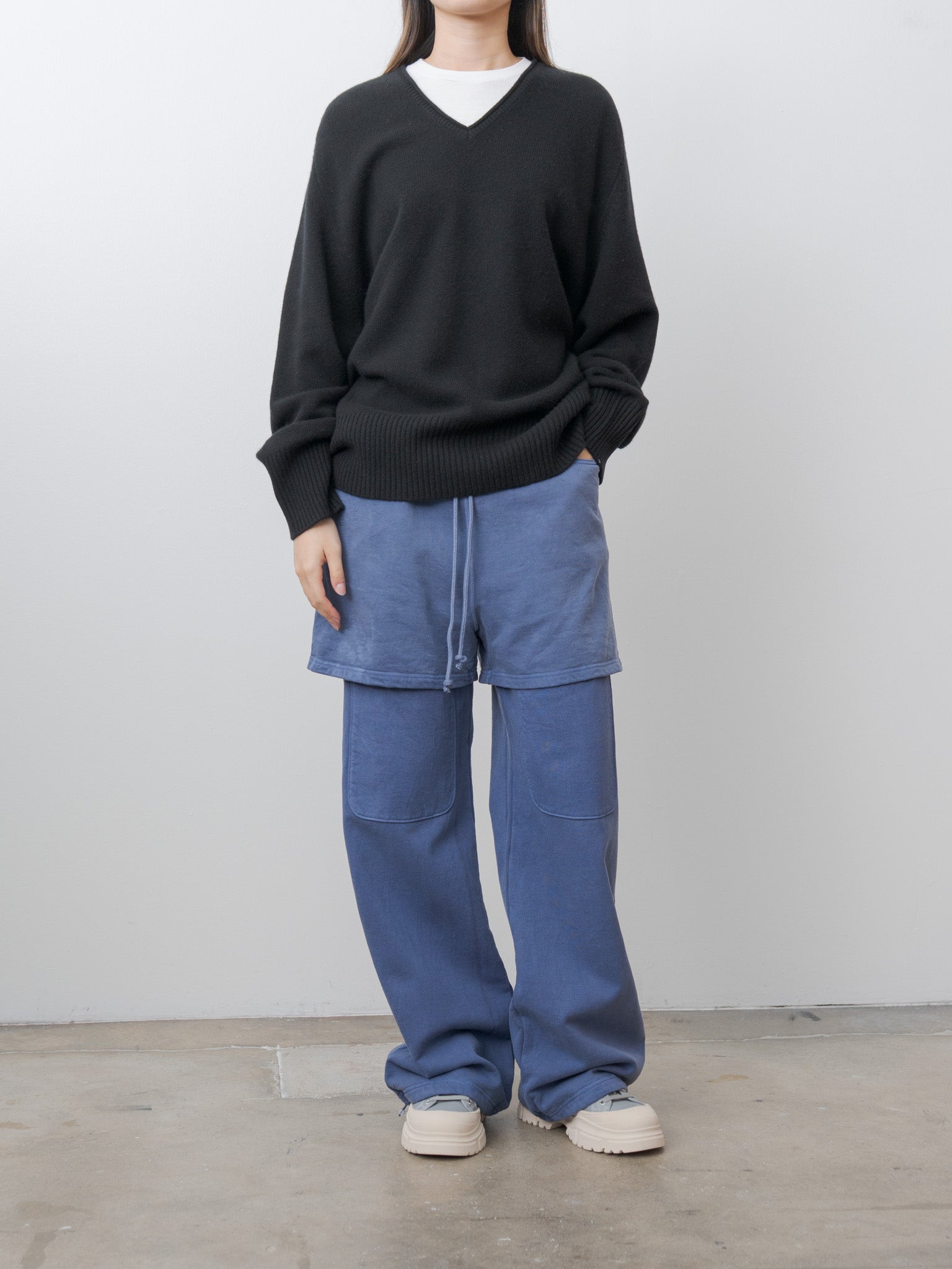 Cashmere V Neck - Black