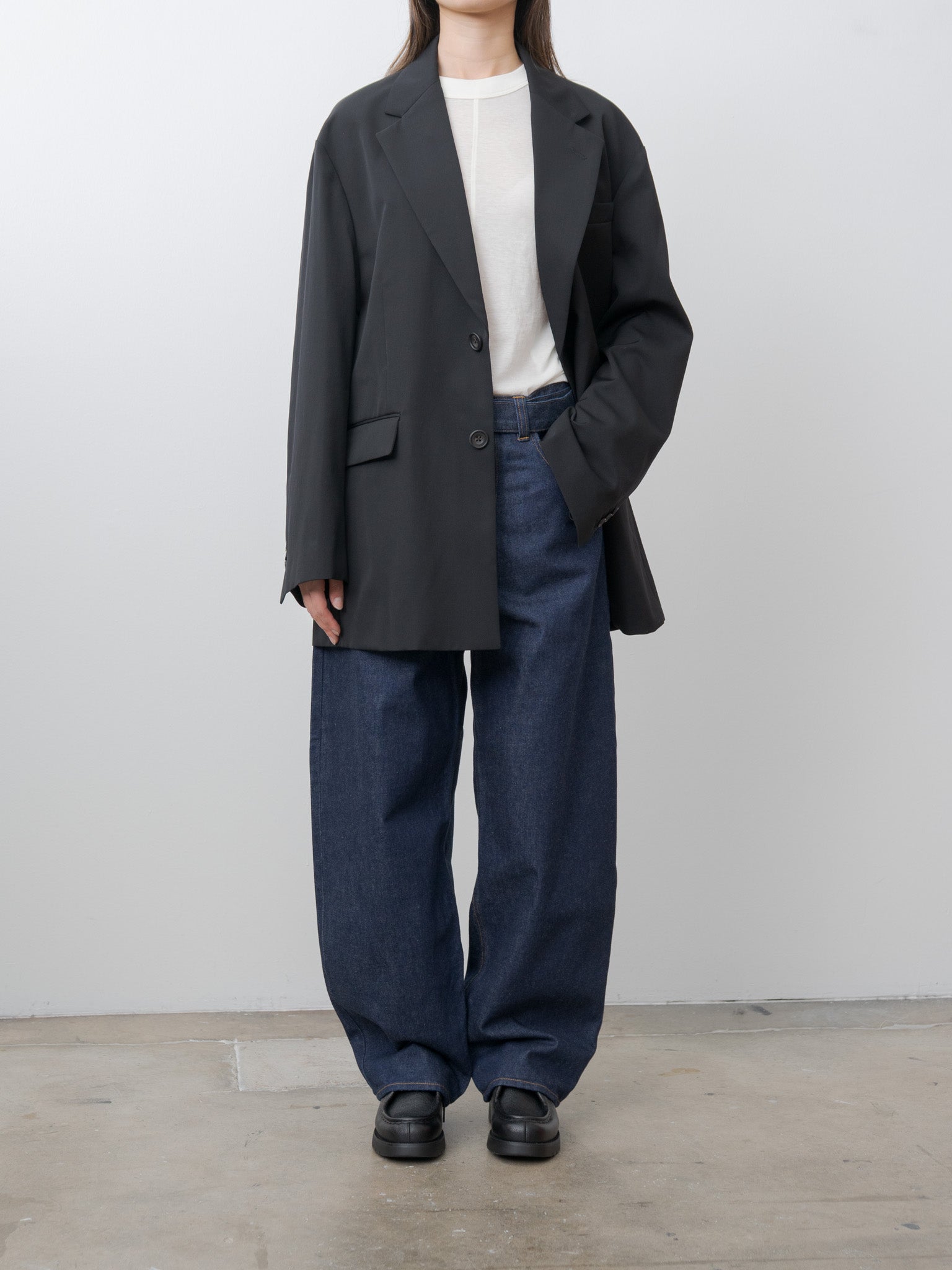 Cotton Cashmere Tee - White