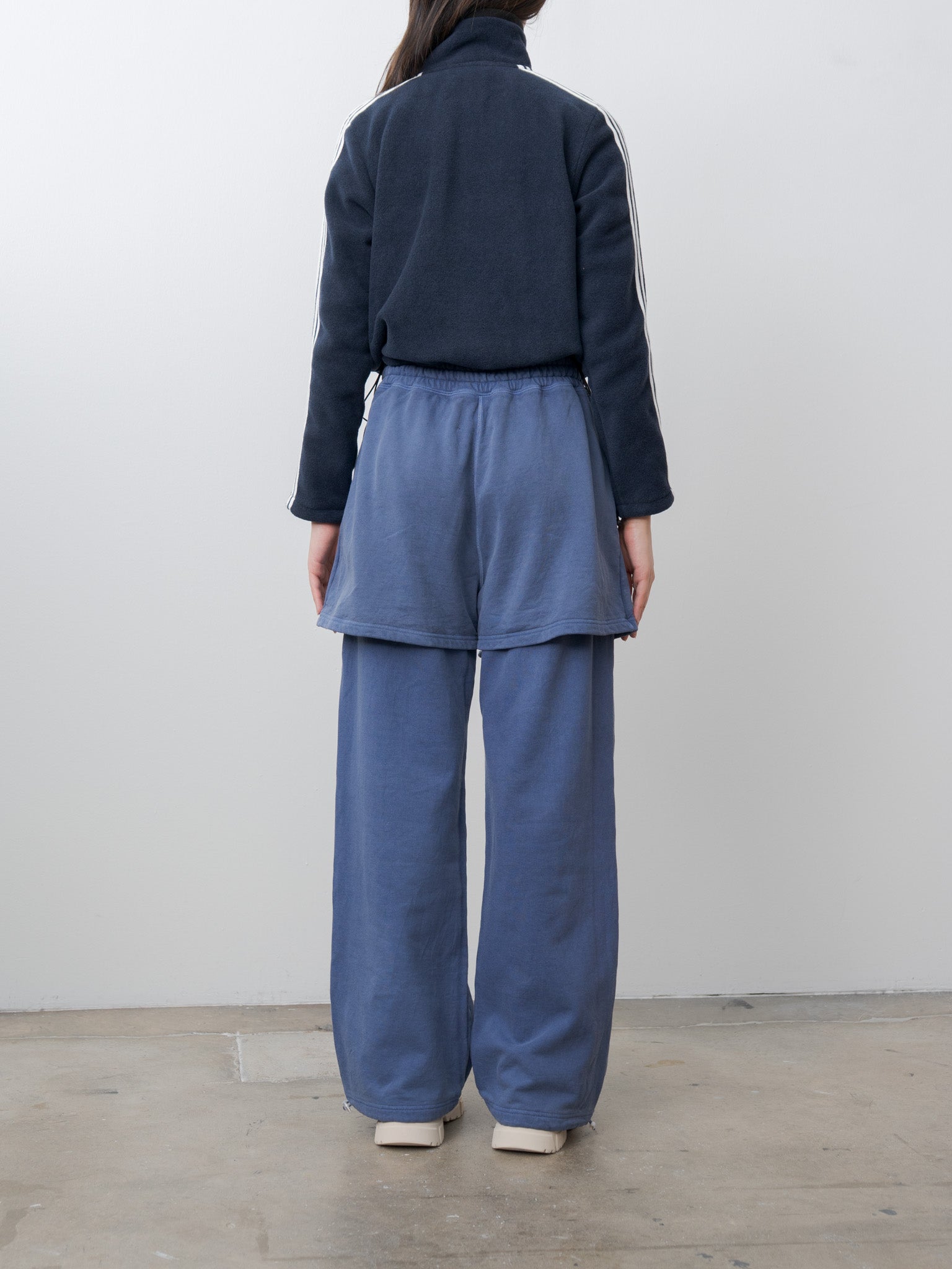 Layered Sweatpants - Light Blue