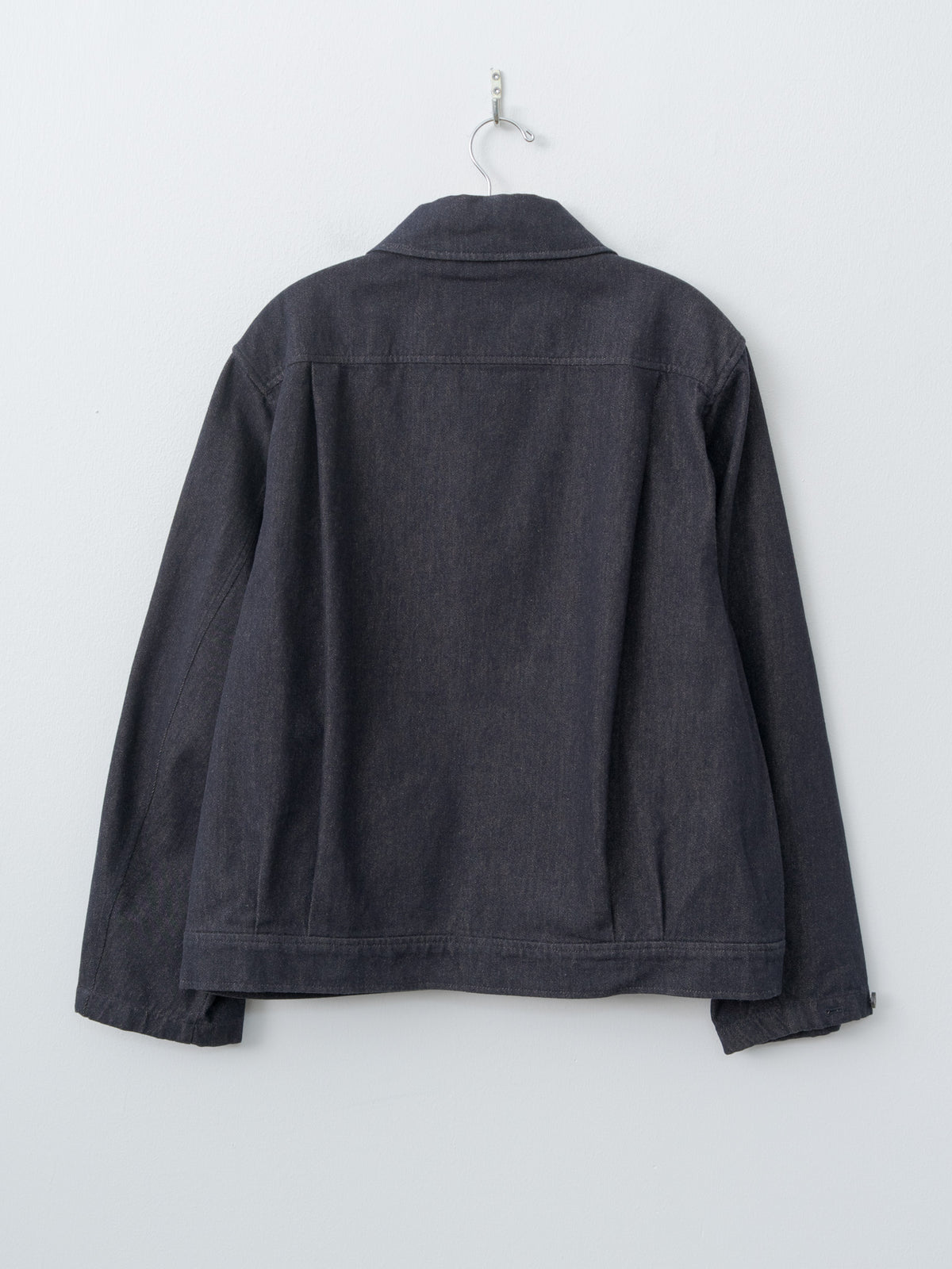 Namu Shop - Document Cashmere Denim Trucker Jacket - Navy