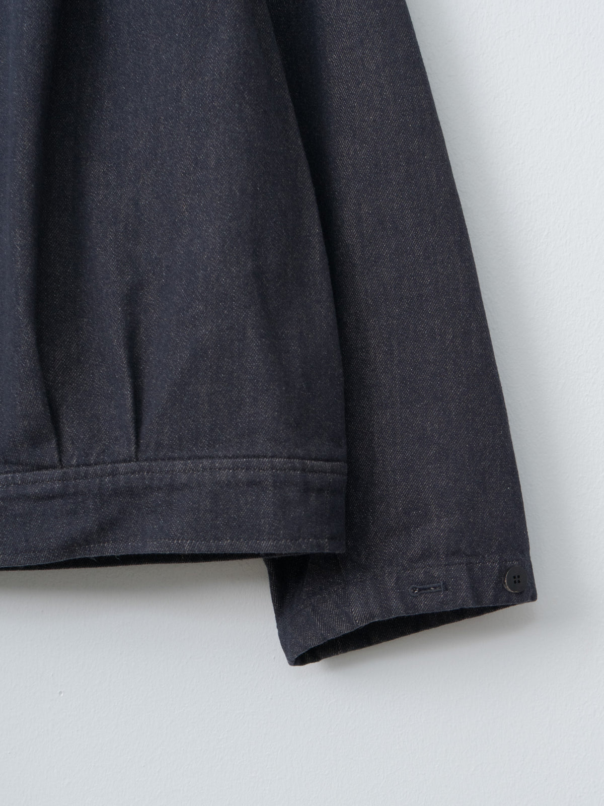 Namu Shop - Document Cashmere Denim Trucker Jacket - Navy