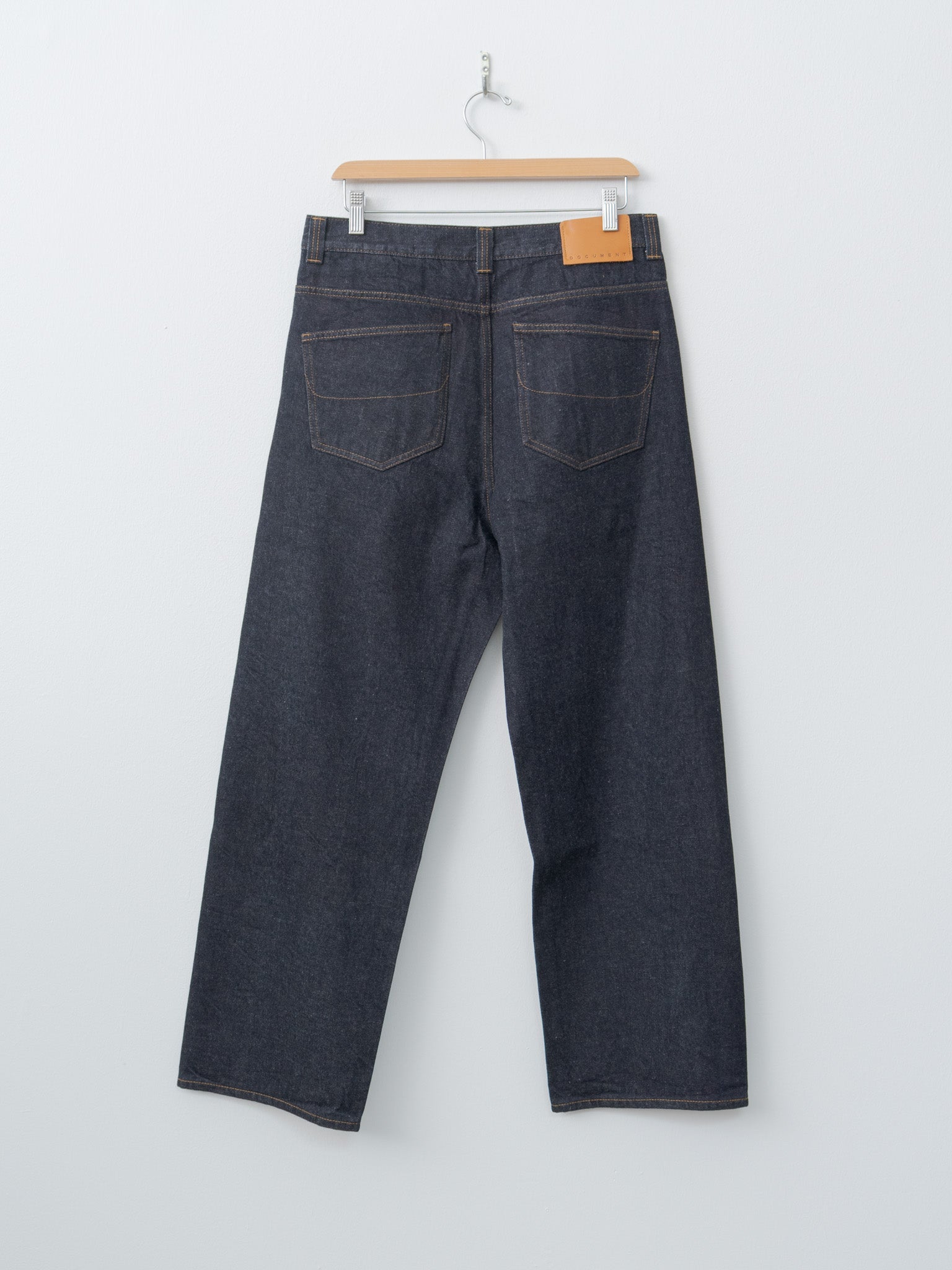 Sea Island Cotton Denim Selvedge Trousers - Indigo