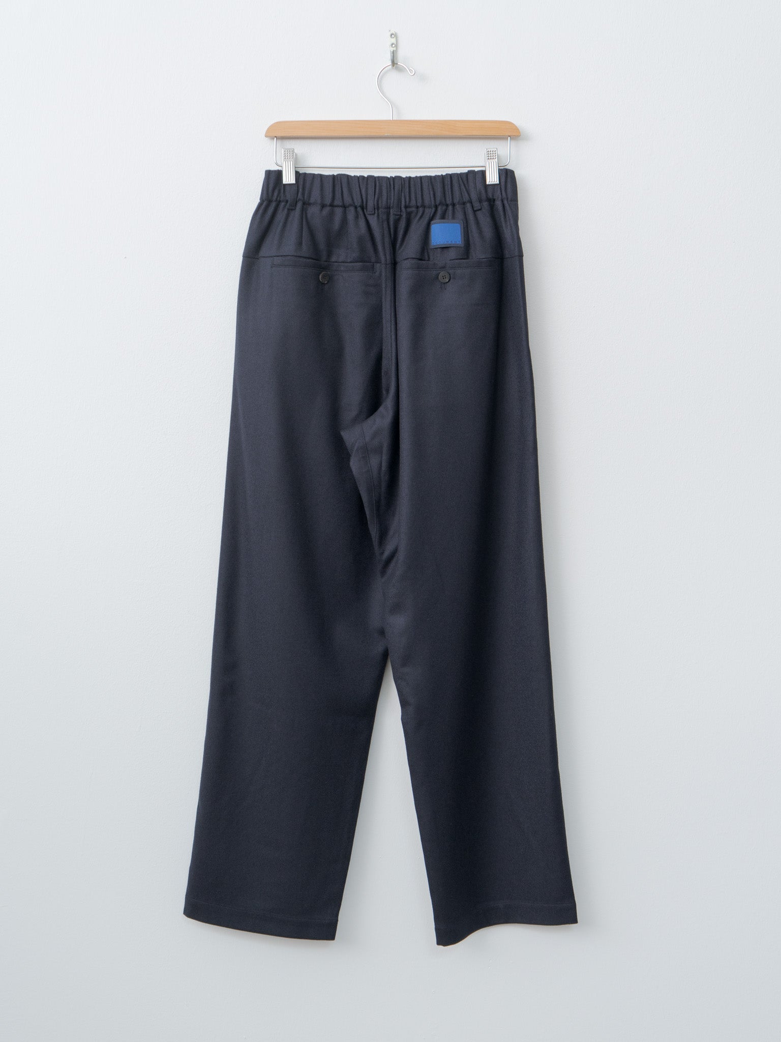 Soft Wool Cashmere Easy Pants - Navy
