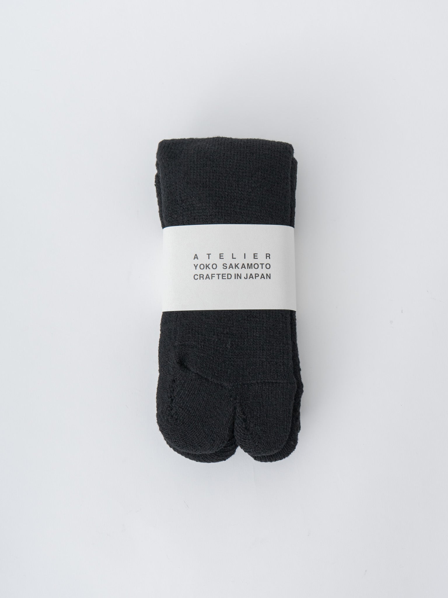 Tabi Pile Socks Wool - Black, Heather Gray