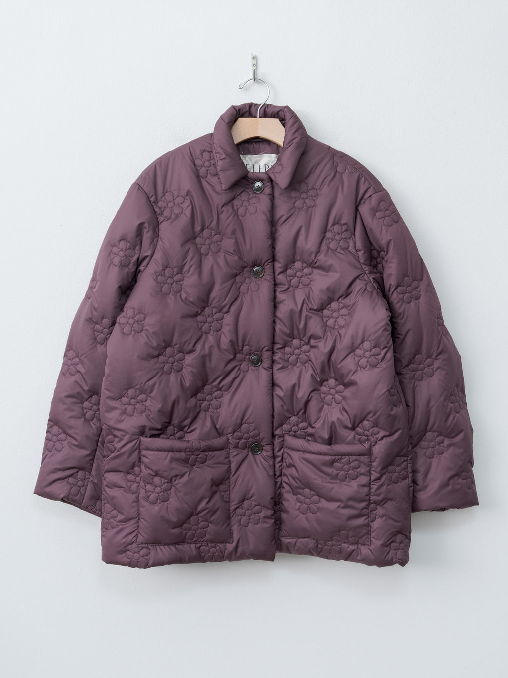 Small Puff Coat - Burgundy