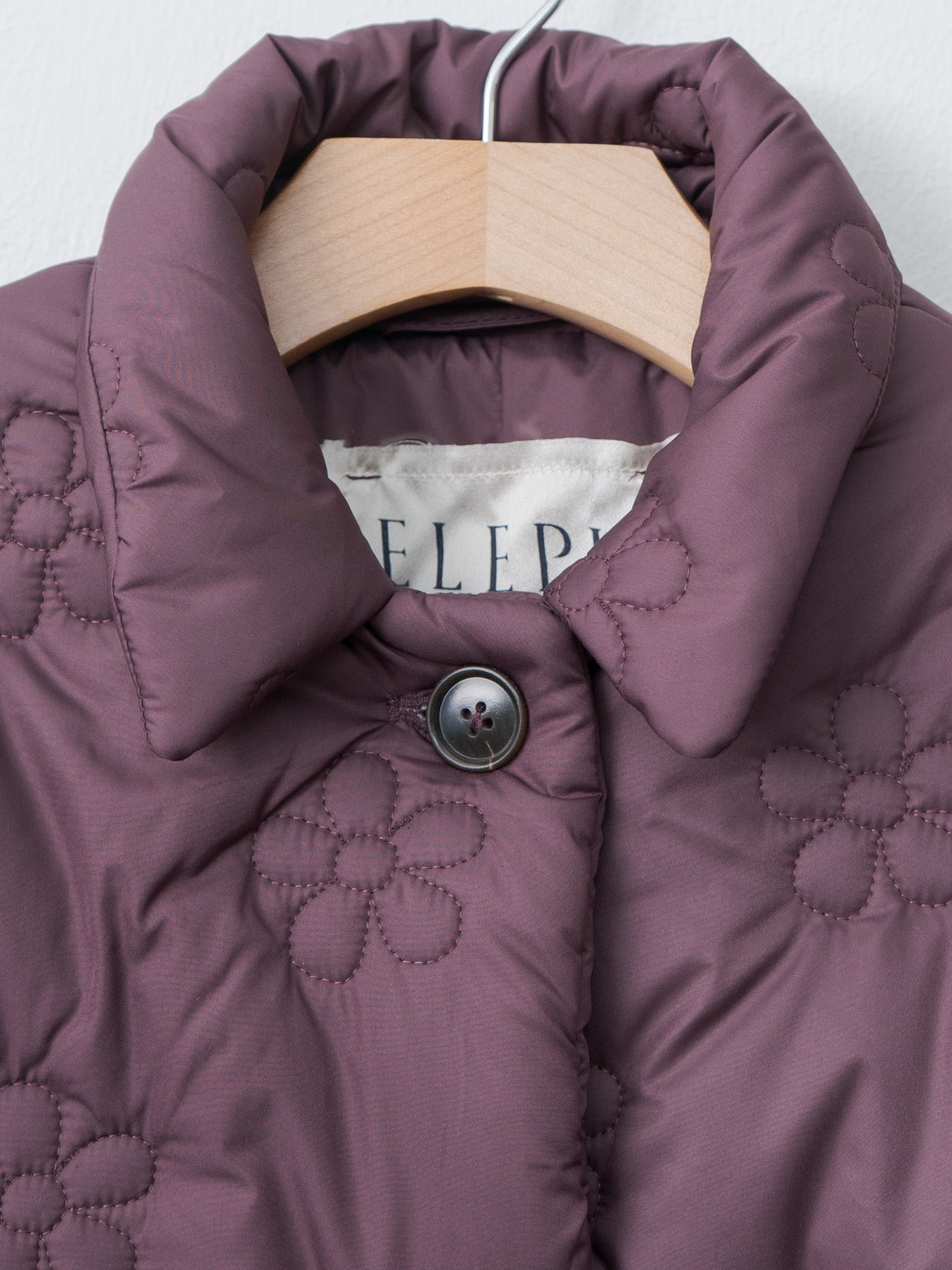 Small Puff Coat - Burgundy