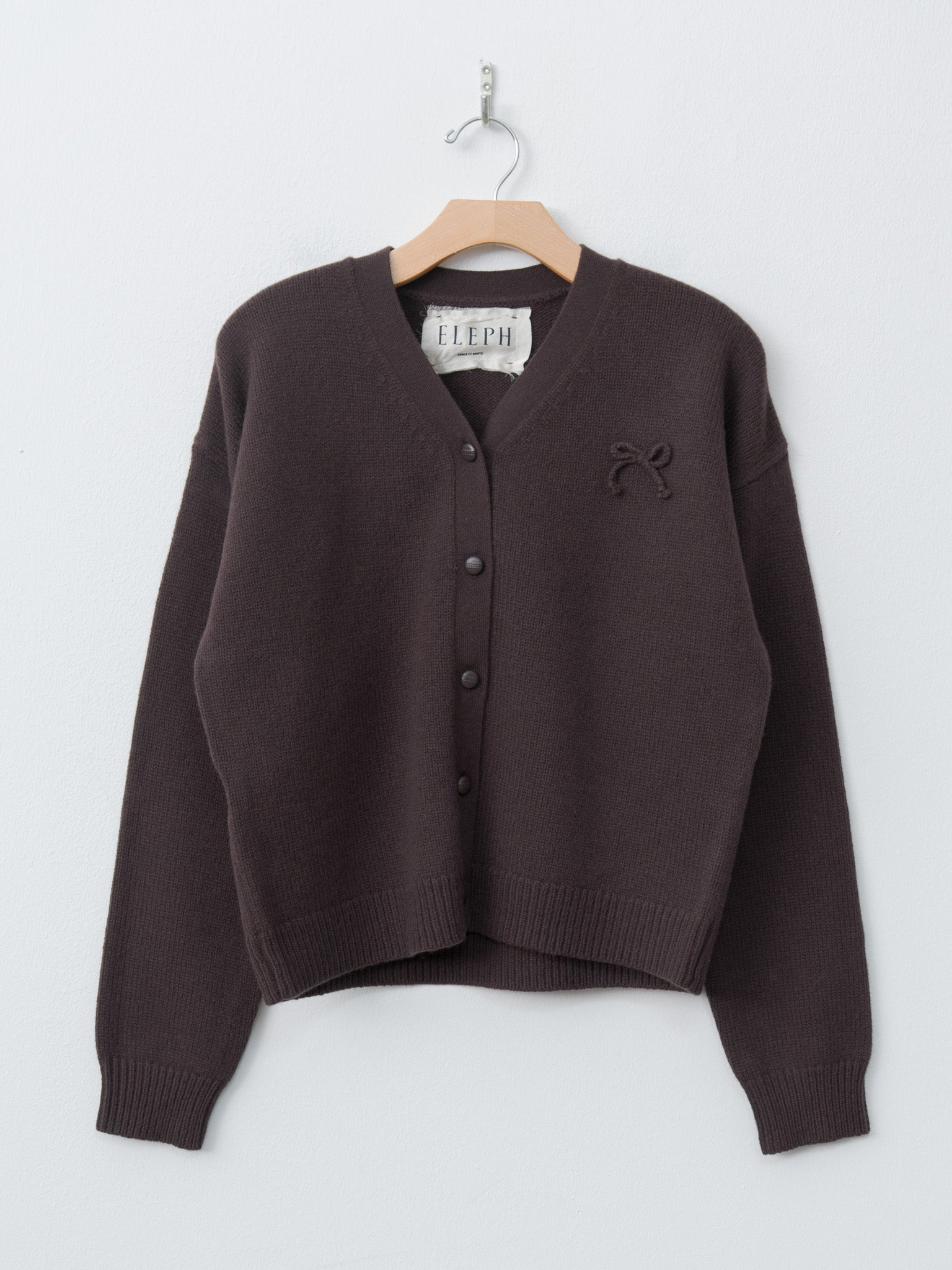 Sindy Cardigan - Burgundy Brown