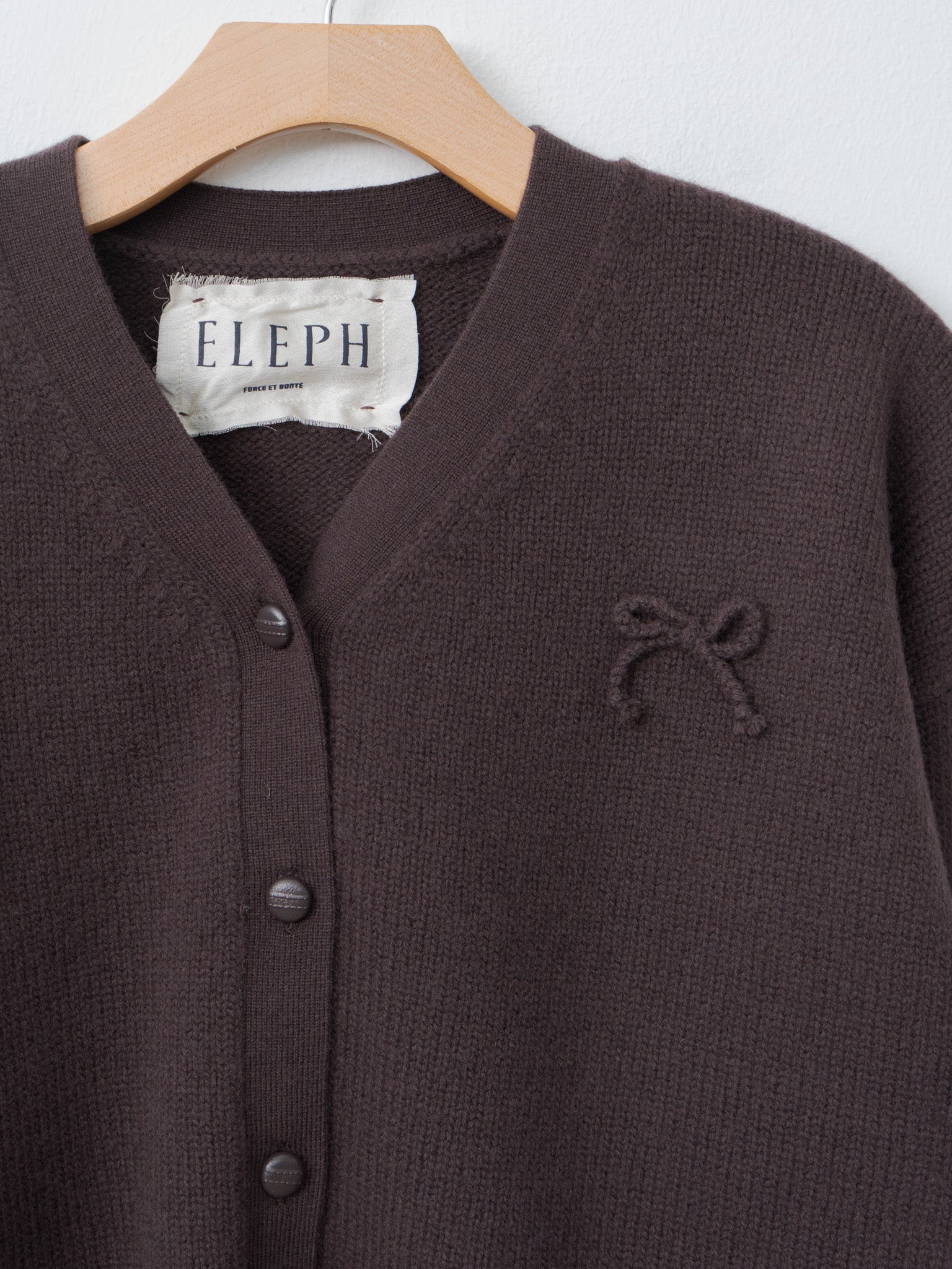 Sindy Cardigan - Burgundy Brown