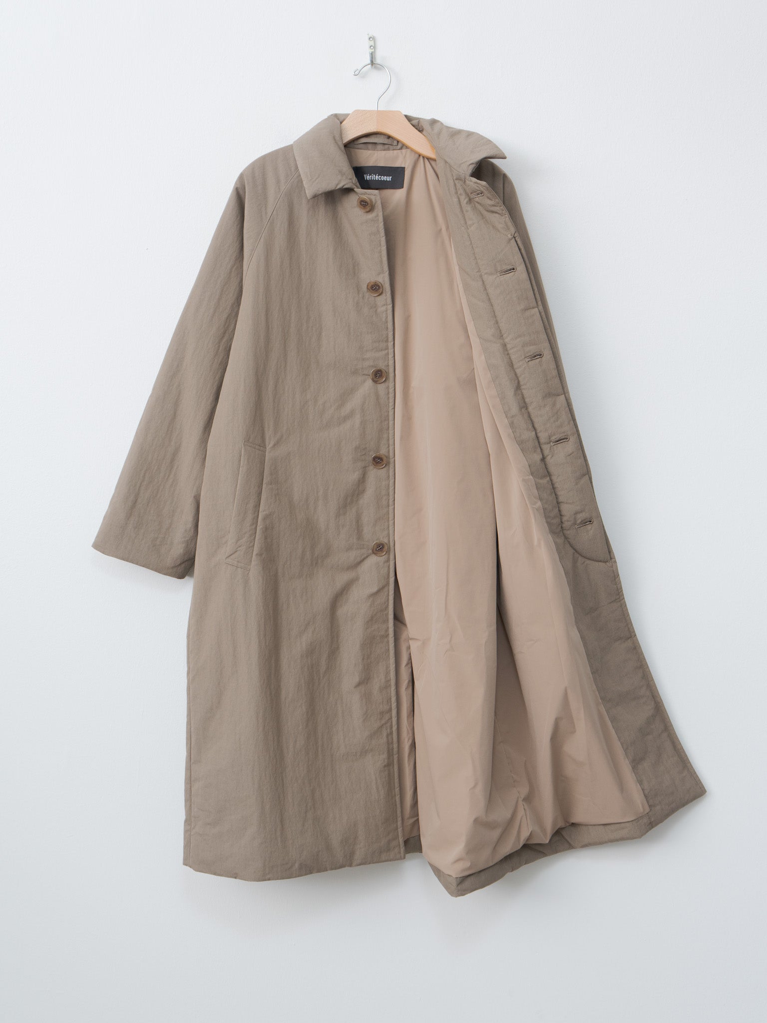 Padded Coat - Khaki Brown