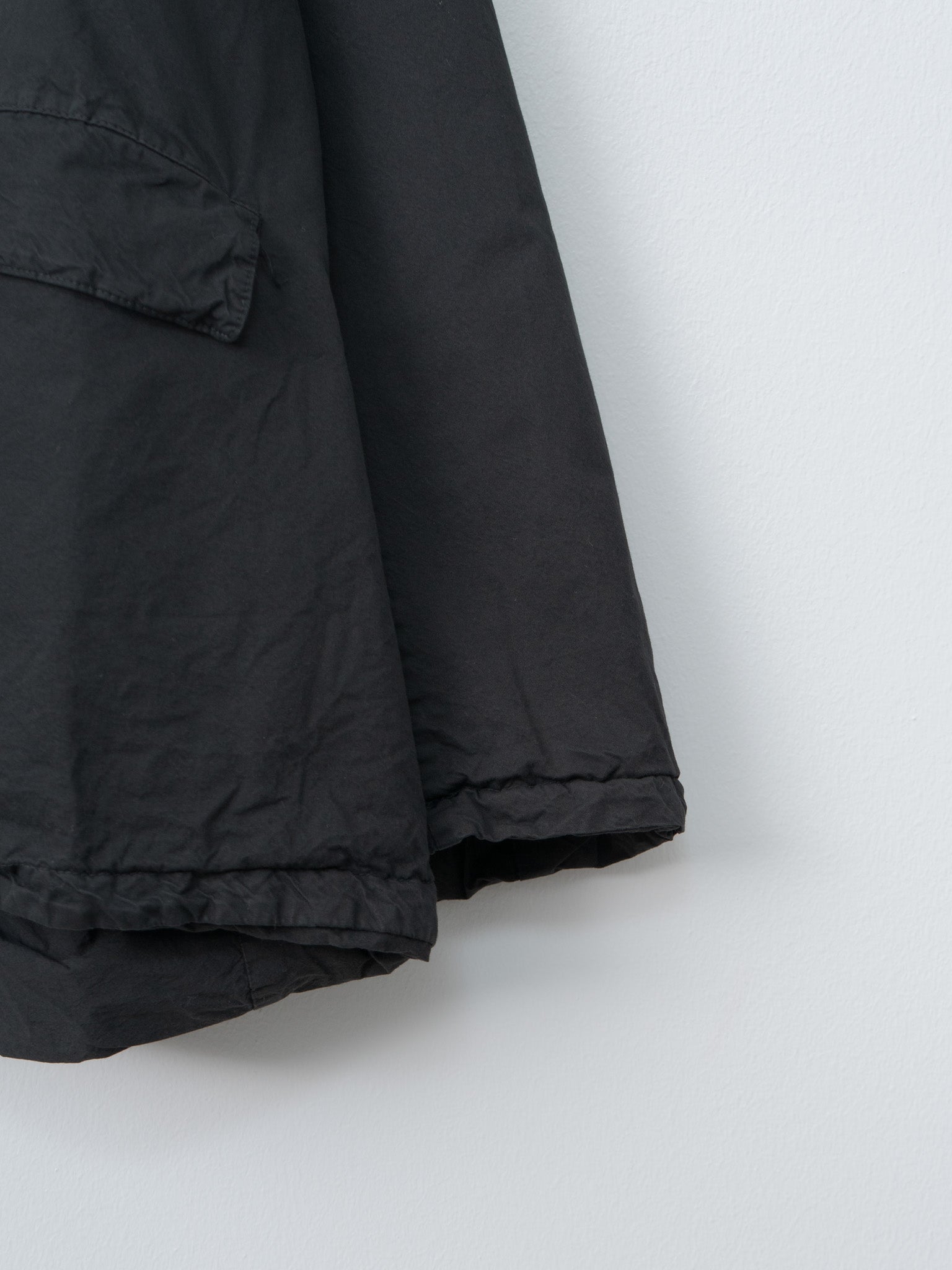 Garment-dye Blouson - Black
