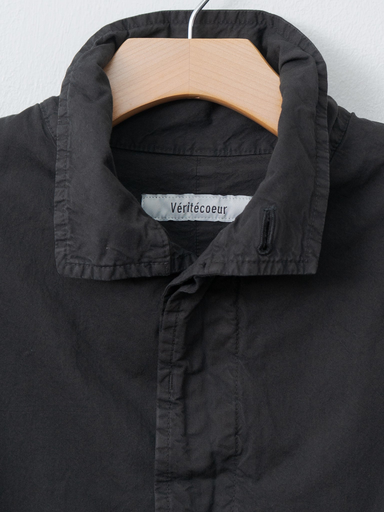 Garment-dye Blouson - Black