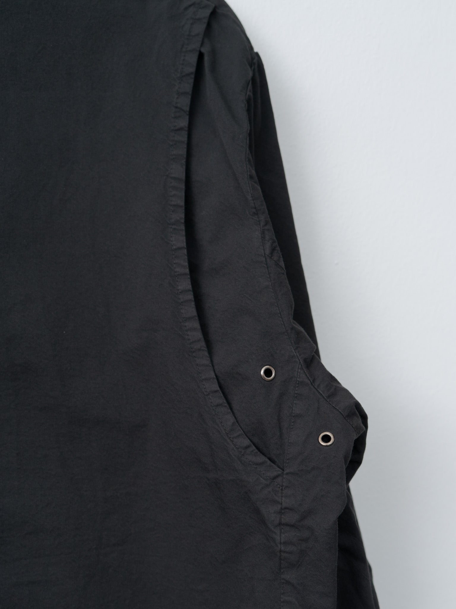 Garment-dye Blouson - Black