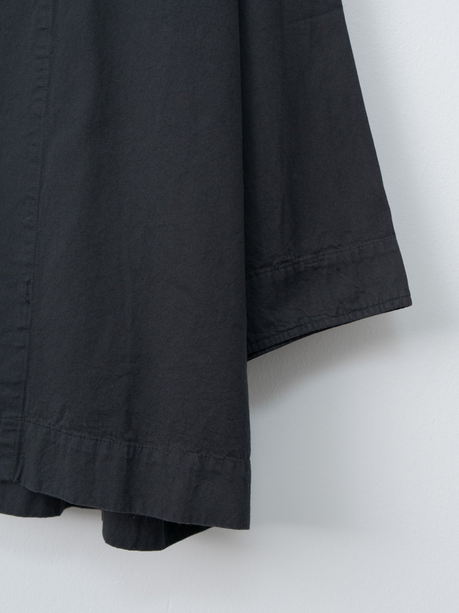 Garment-dye Short Coat - Black