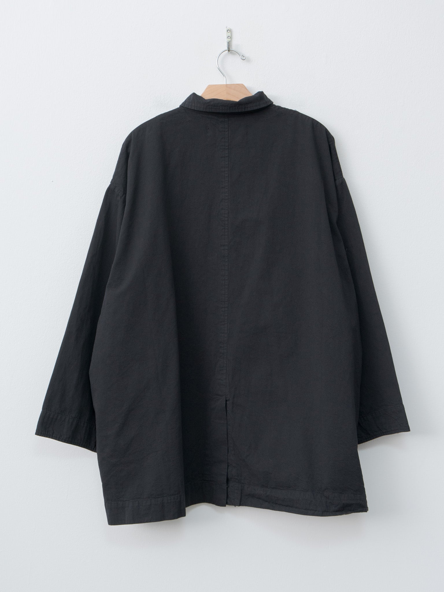 Garment-dye Short Coat - Black