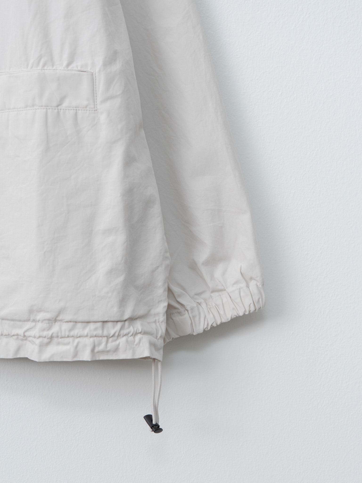 Vegetable Dyed Yoke Shirt - Ice Gray