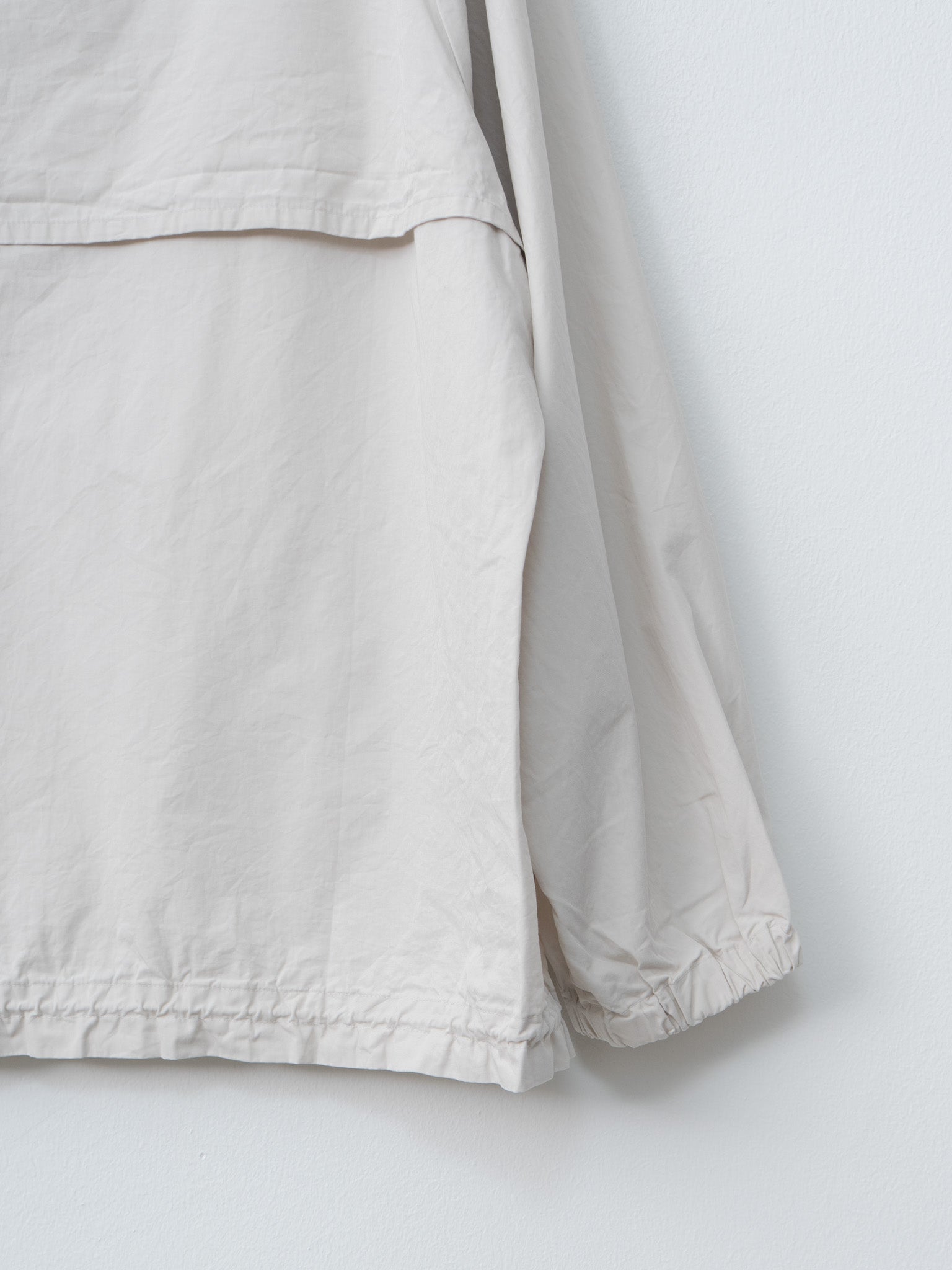 Vegetable Dyed Yoke Shirt - Ice Gray
