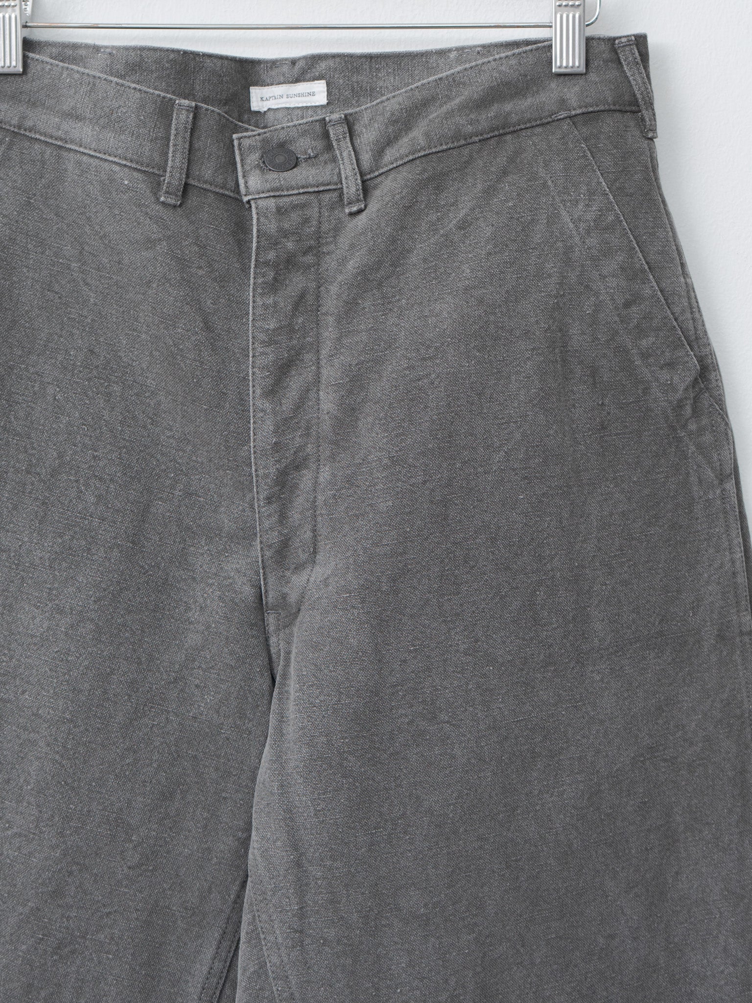 Cotton Hemp Painter Pants - Sumi