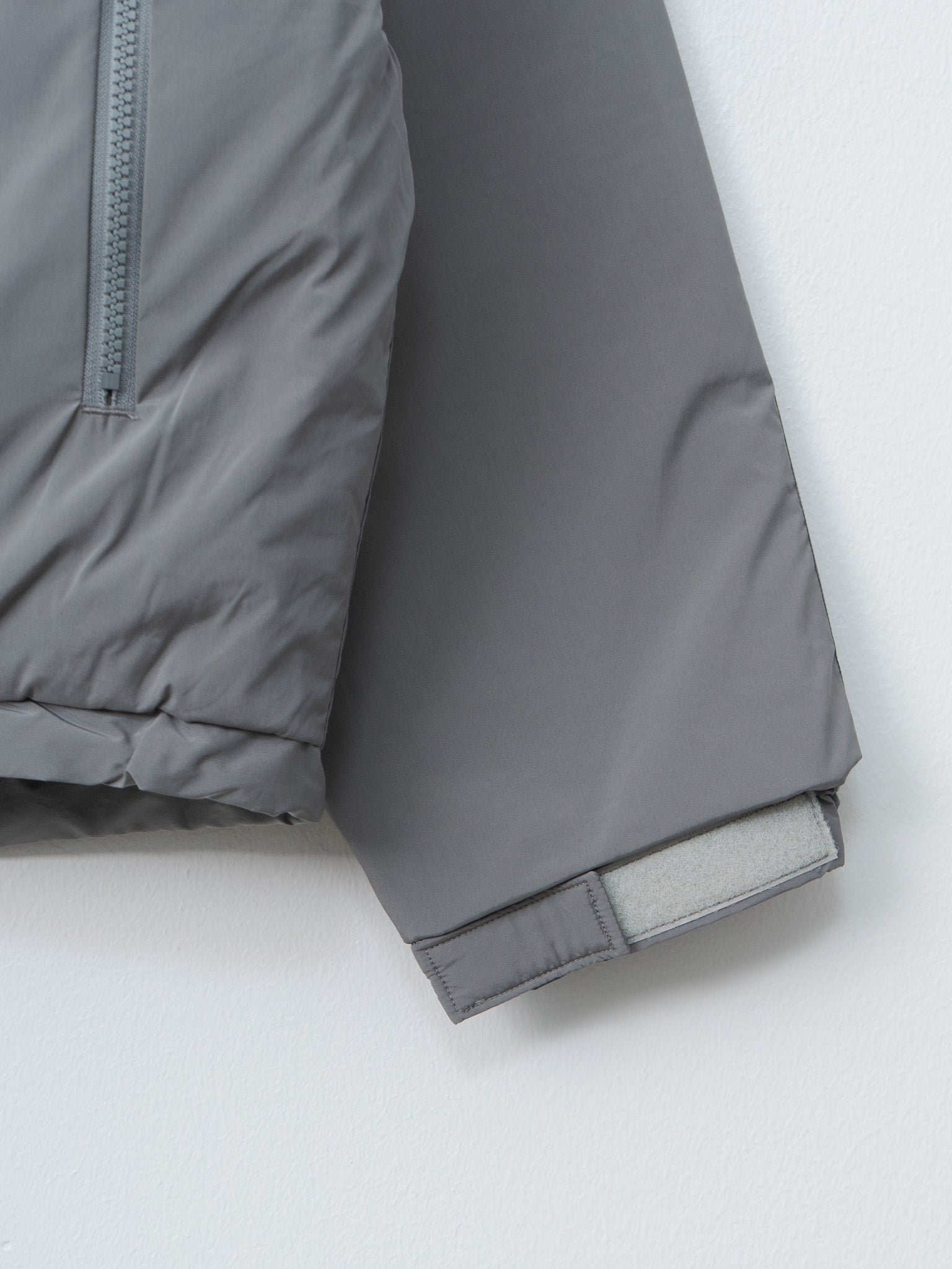 Poly Nylon Puffer Jacket - Gray