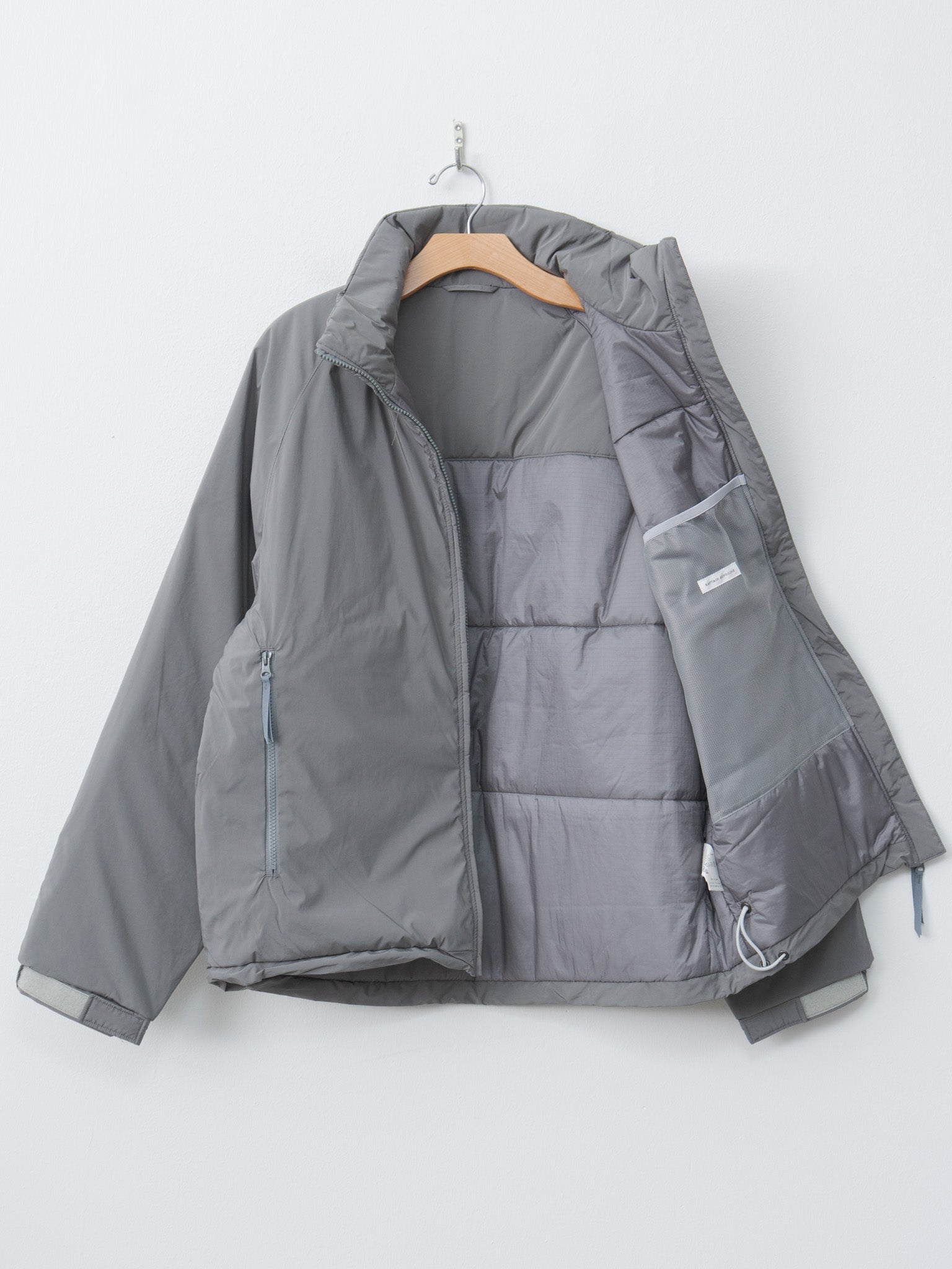 Poly Nylon Puffer Jacket - Gray