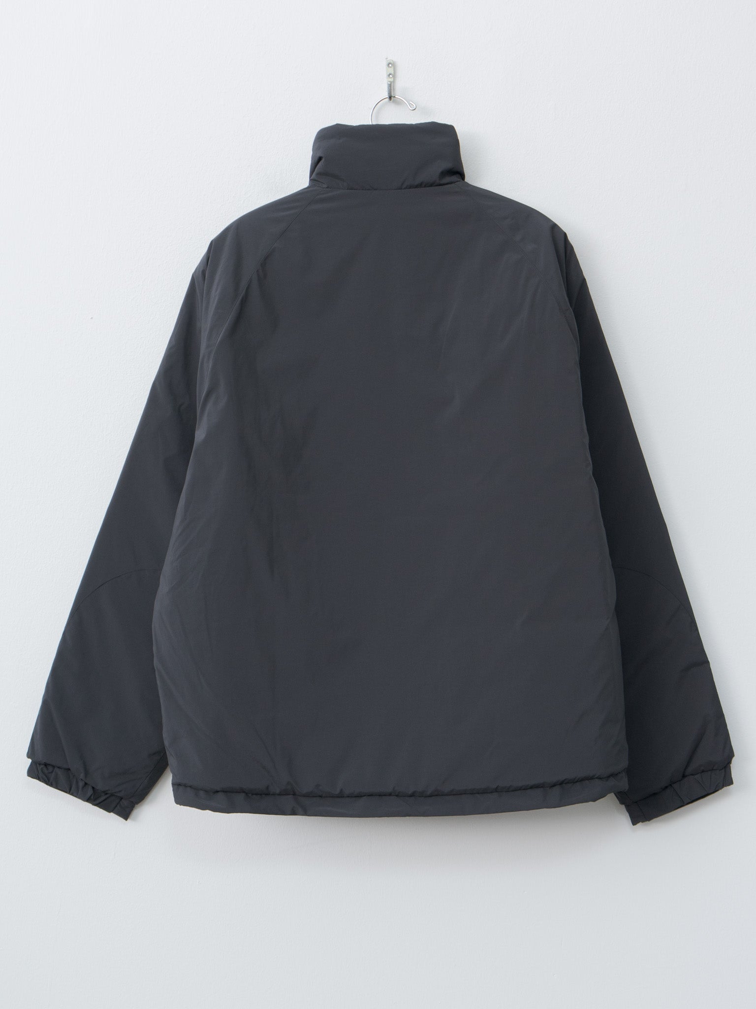 Poly Nylon Puffer Jacket - Black