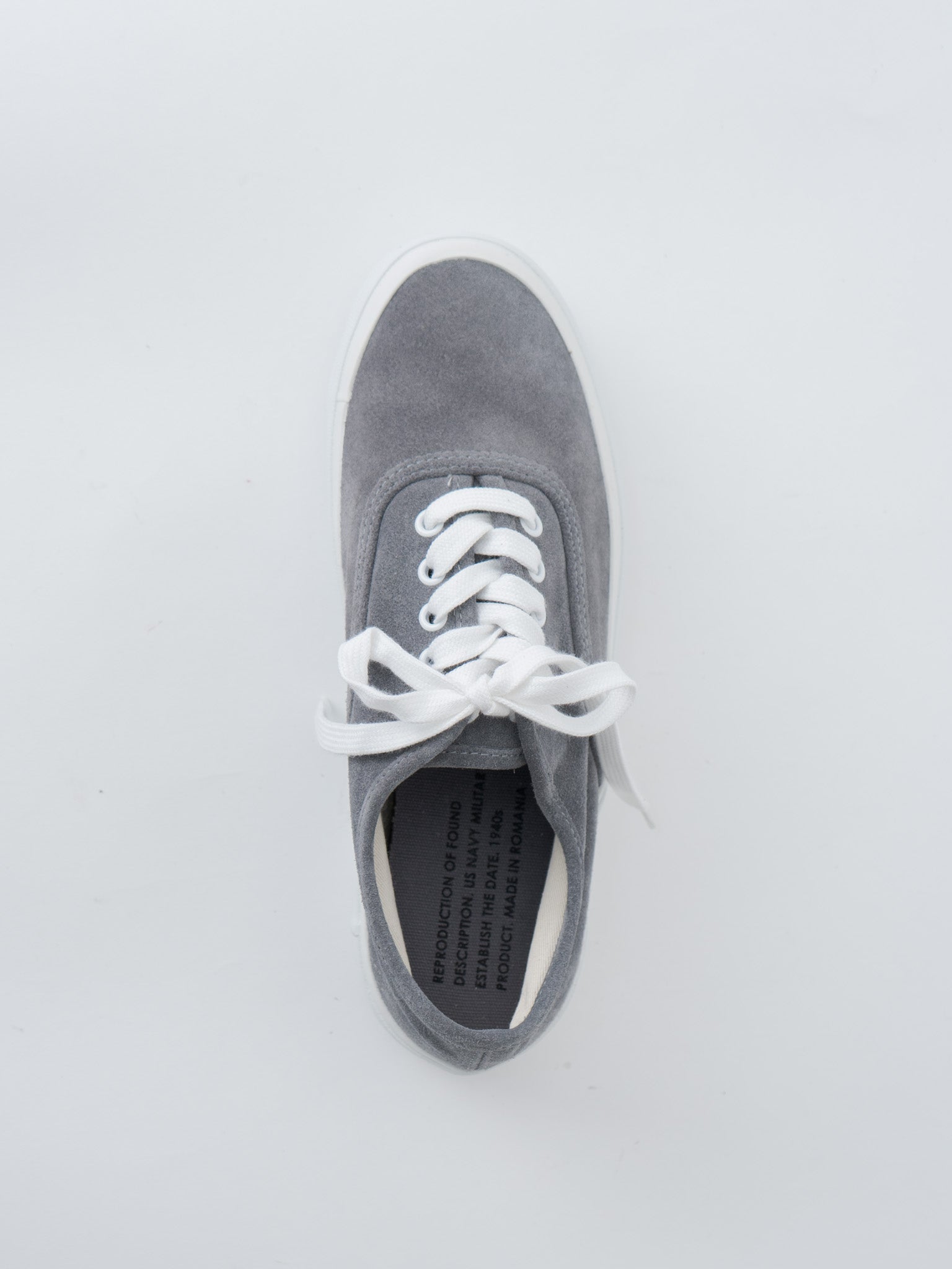 5851S US Navy Military Trainer - Gray Suede (women's)