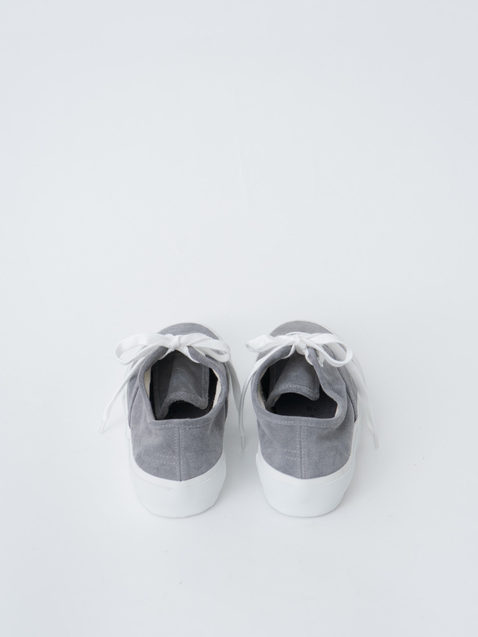 5851S US Navy Military Trainer - Gray Suede