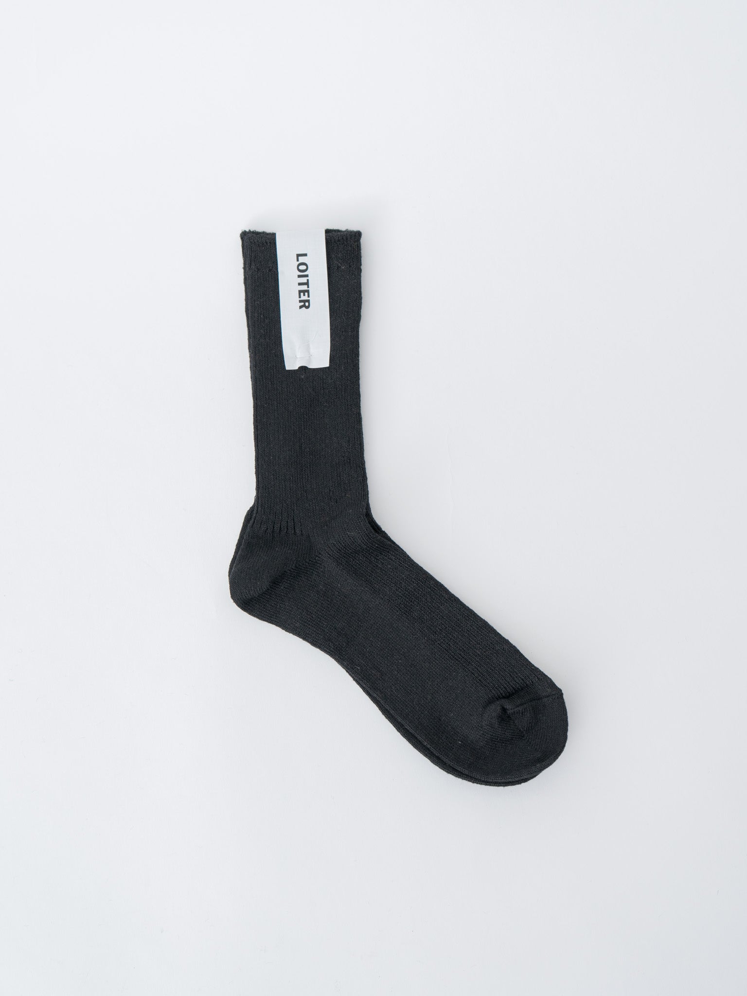 Linen Rib Socks - Black, Mocha, Orange, Yellow, White