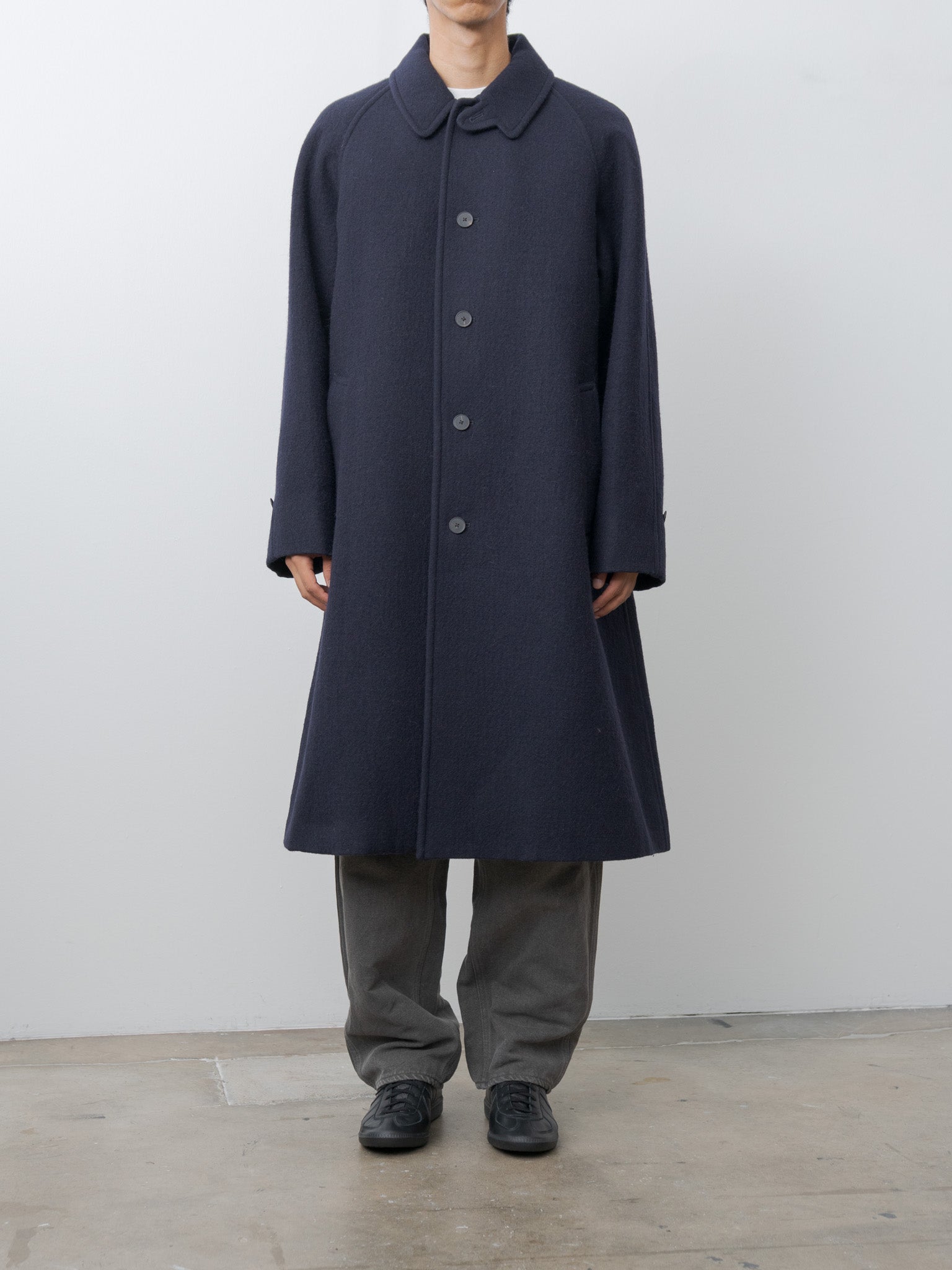 Umbrella Coat - Navy