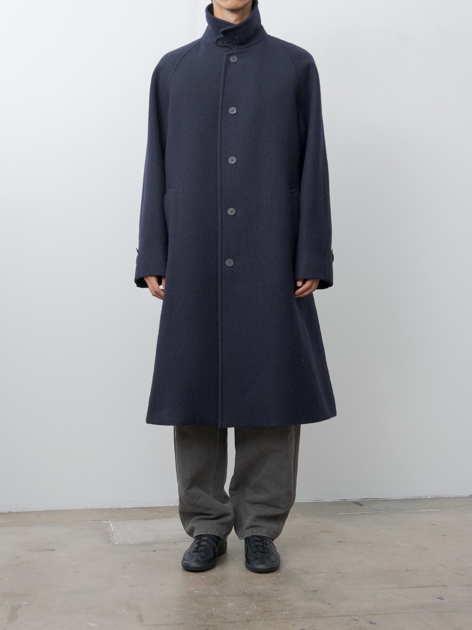 Umbrella Coat - Navy