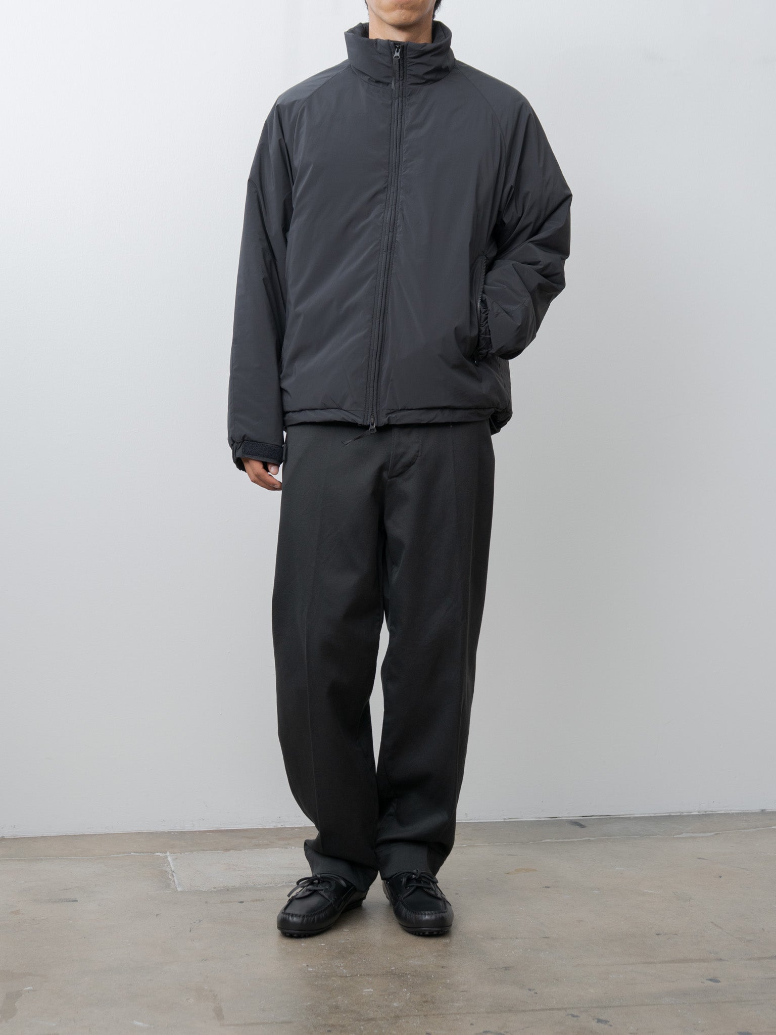 Cotton Drill Wide Military Khakis - Black