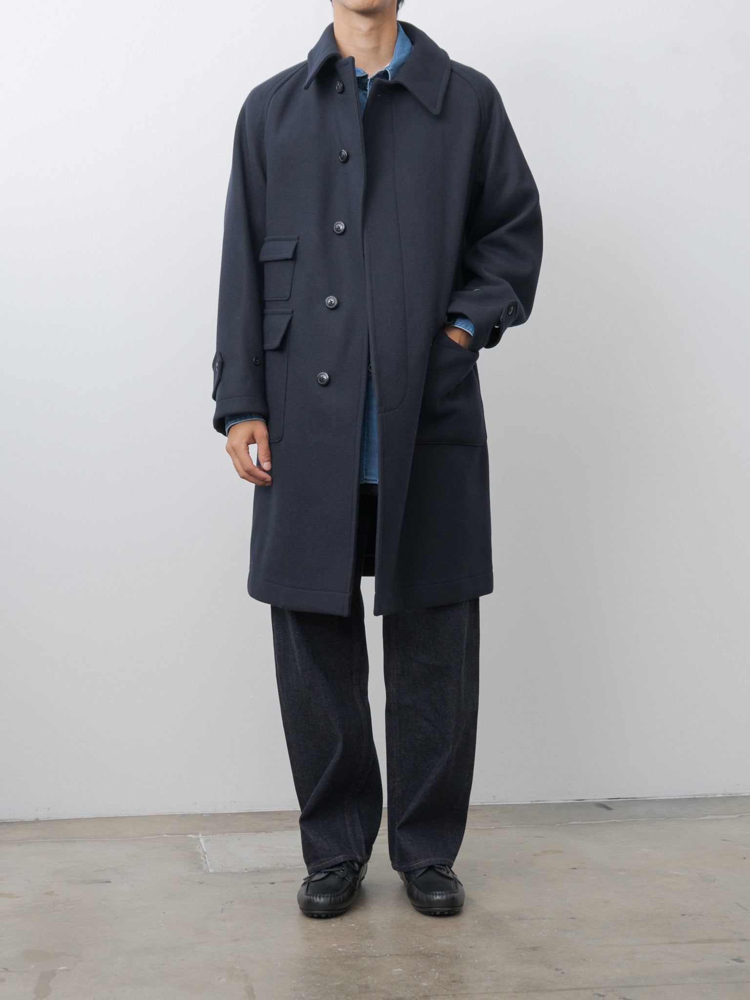 Traveller Coat - Top Navy