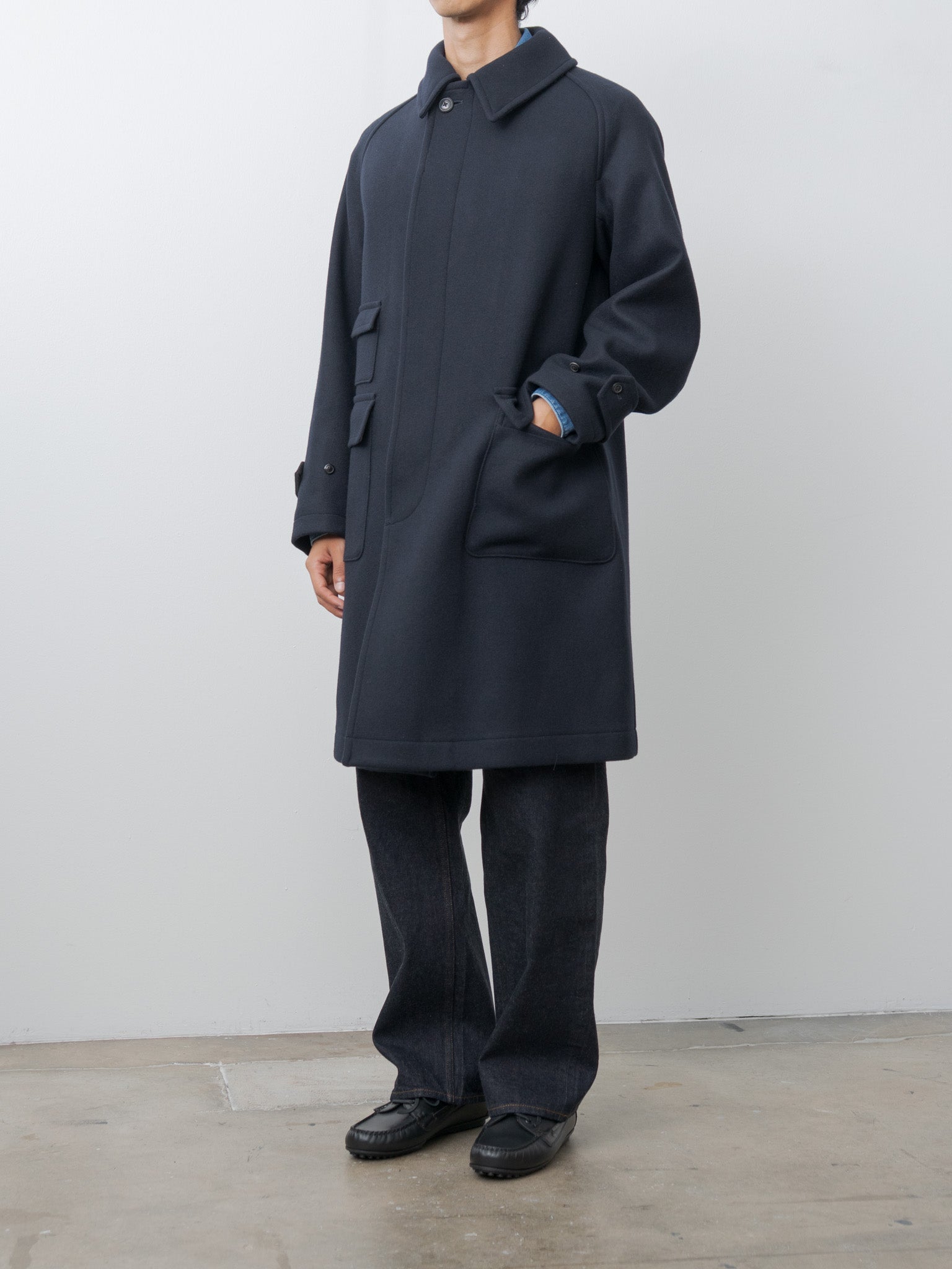 Traveller Coat - Top Navy