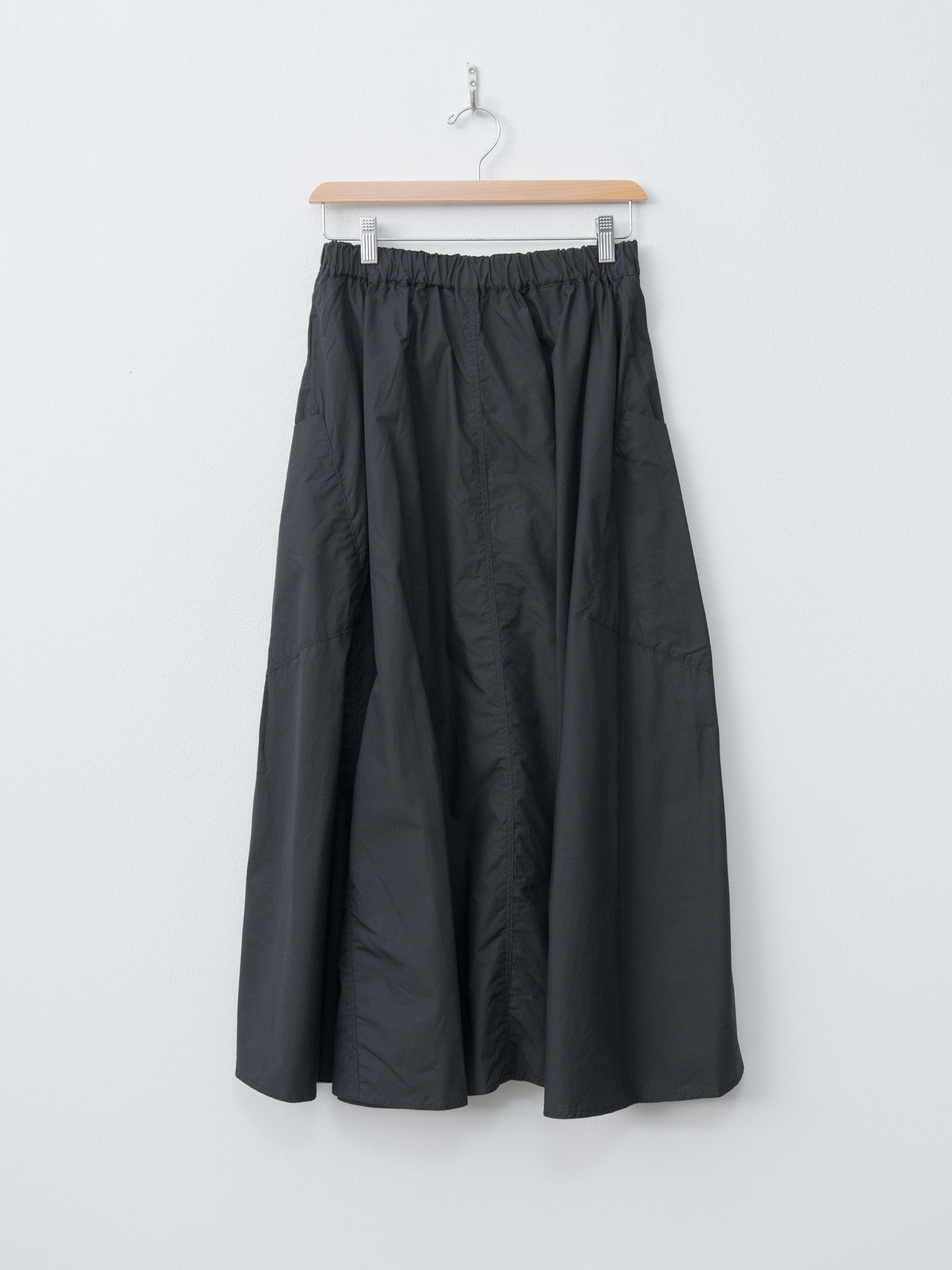 Typewriter Cotton Skirt - Black