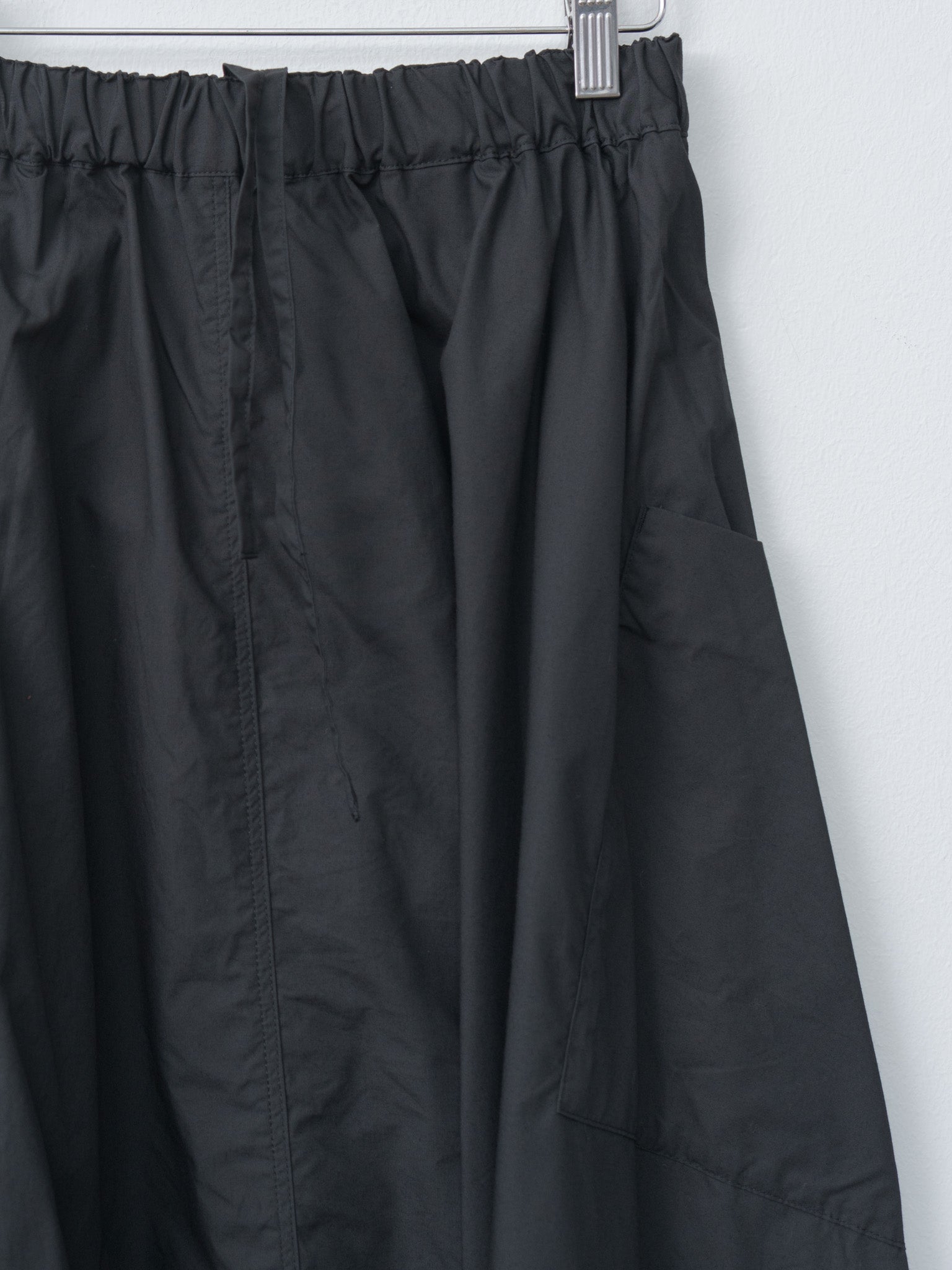 Typewriter Cotton Skirt - Black