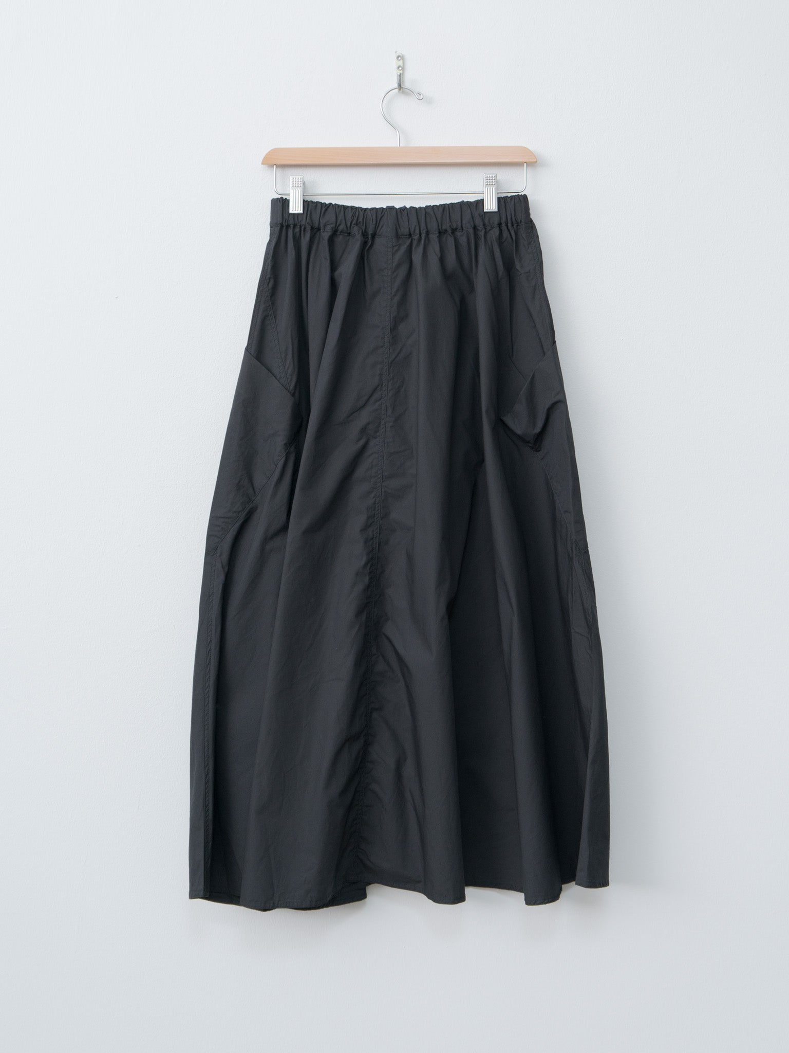 Typewriter Cotton Skirt - Black