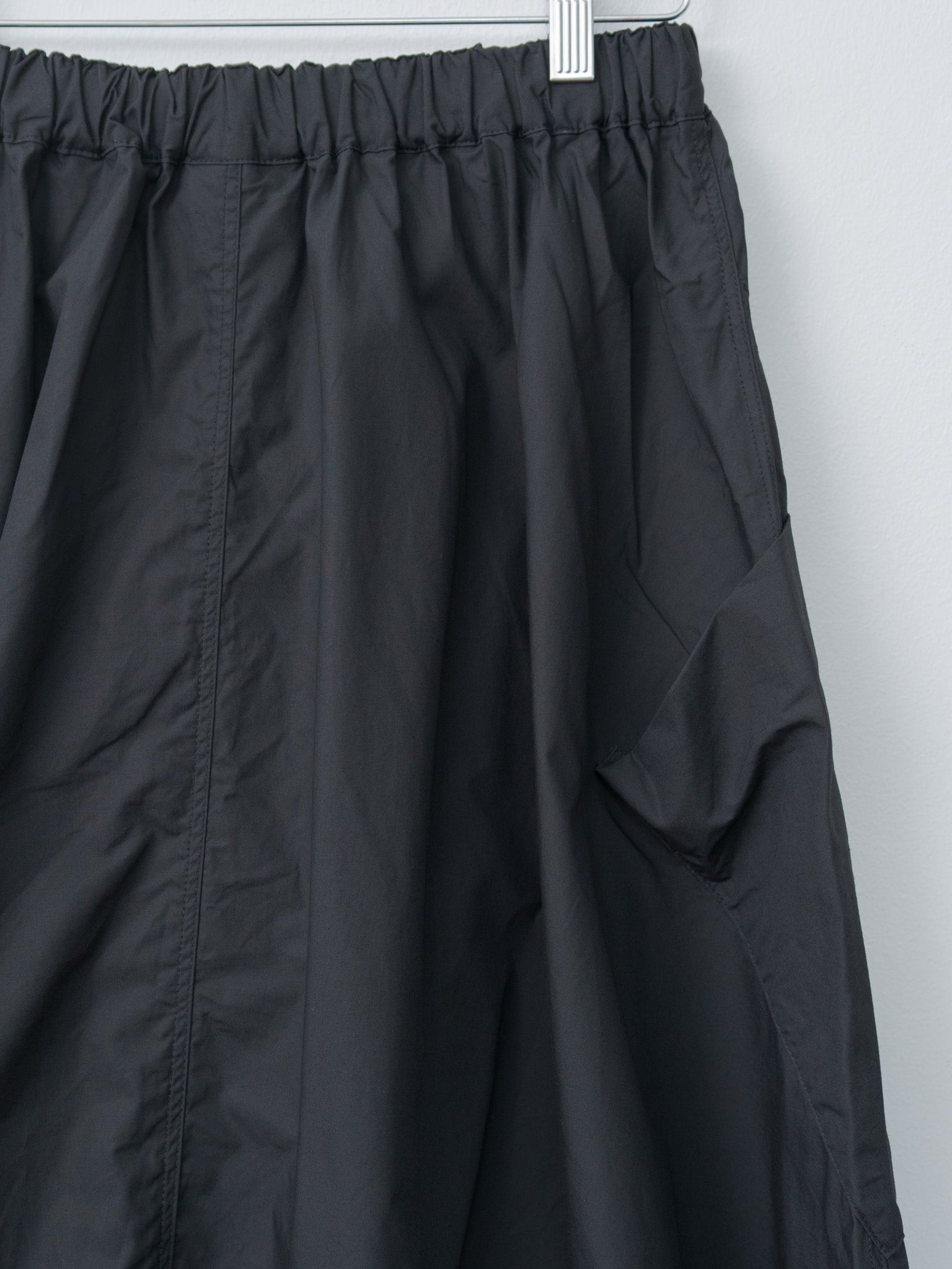 Typewriter Cotton Skirt - Black