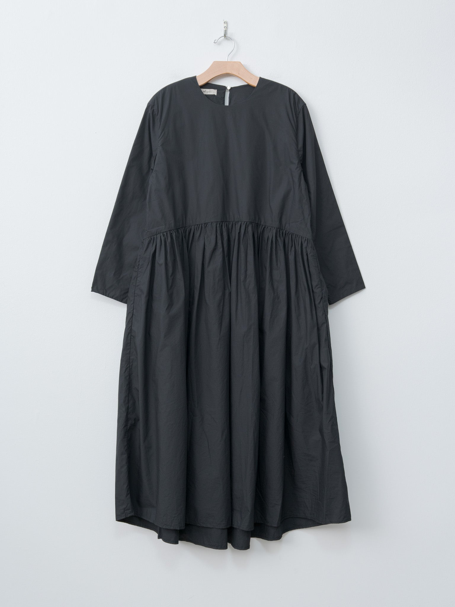 Typewriter Cotton Dress - Black