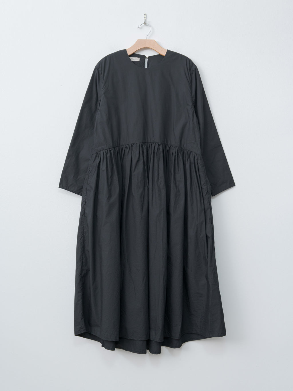 Typewriter Cotton Dress - Black