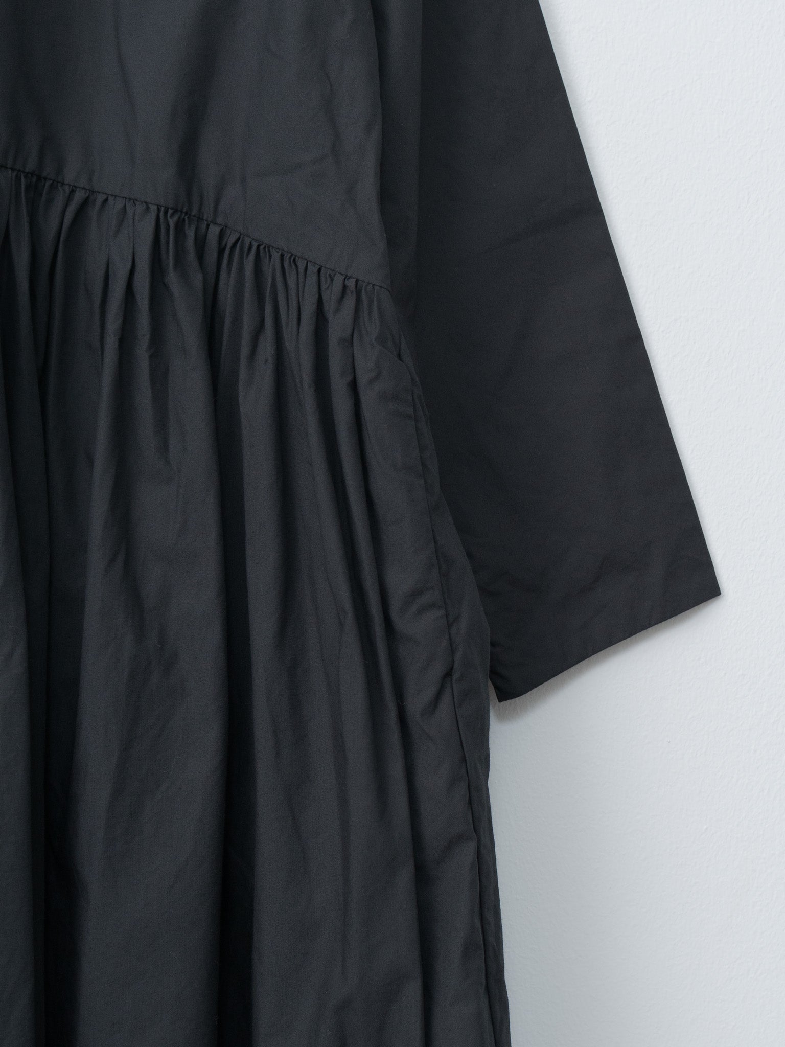 Typewriter Cotton Dress - Black