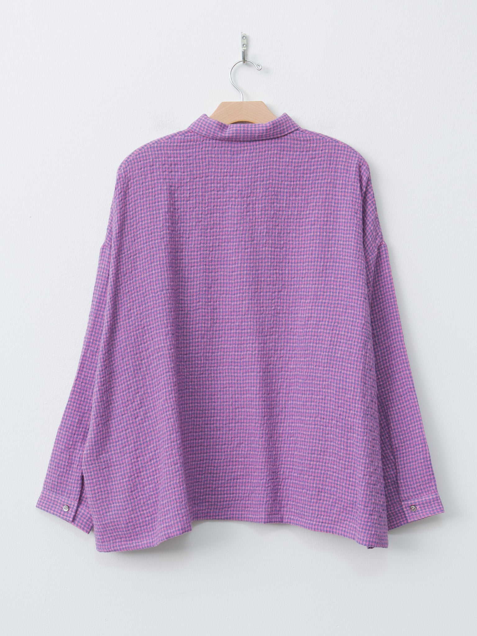 W/C Gingham Shirt - Pink x Blue