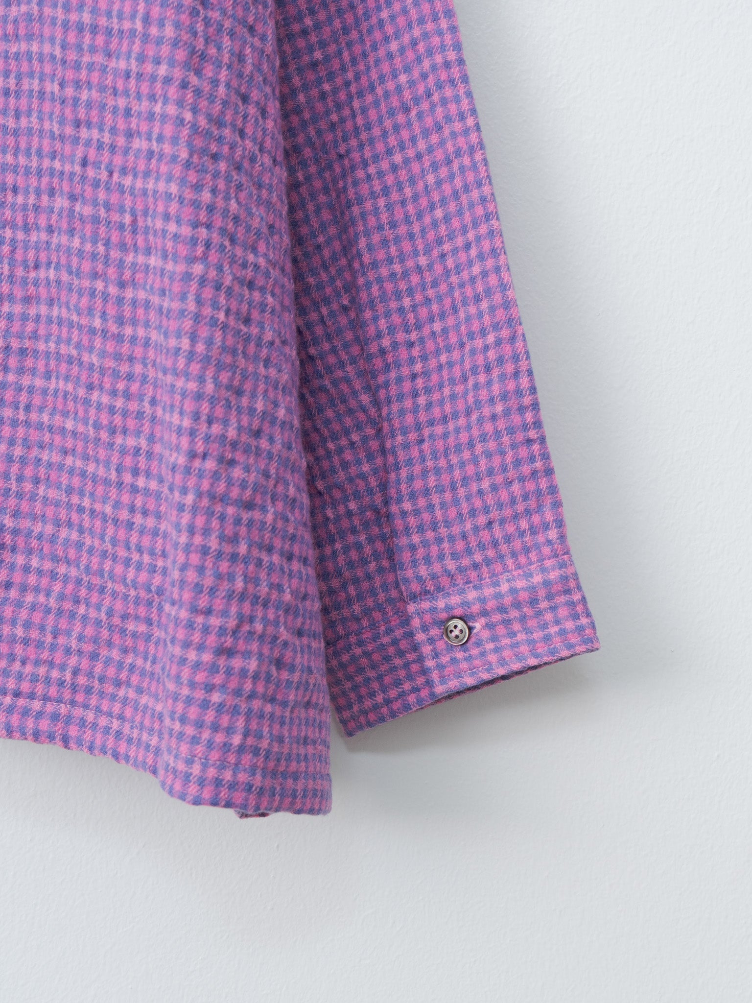 W/C Gingham Shirt - Pink x Blue