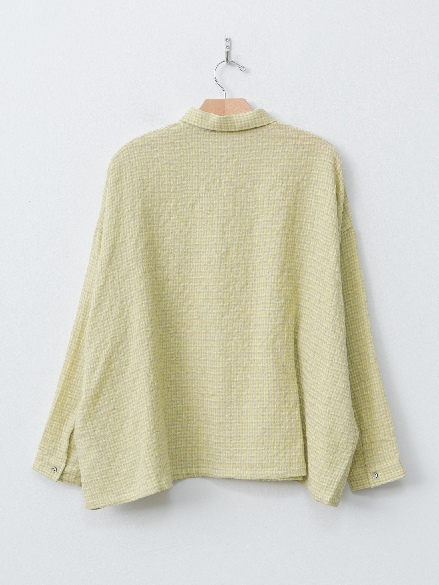 W/C Gingham Shirt - Yellow x Gray