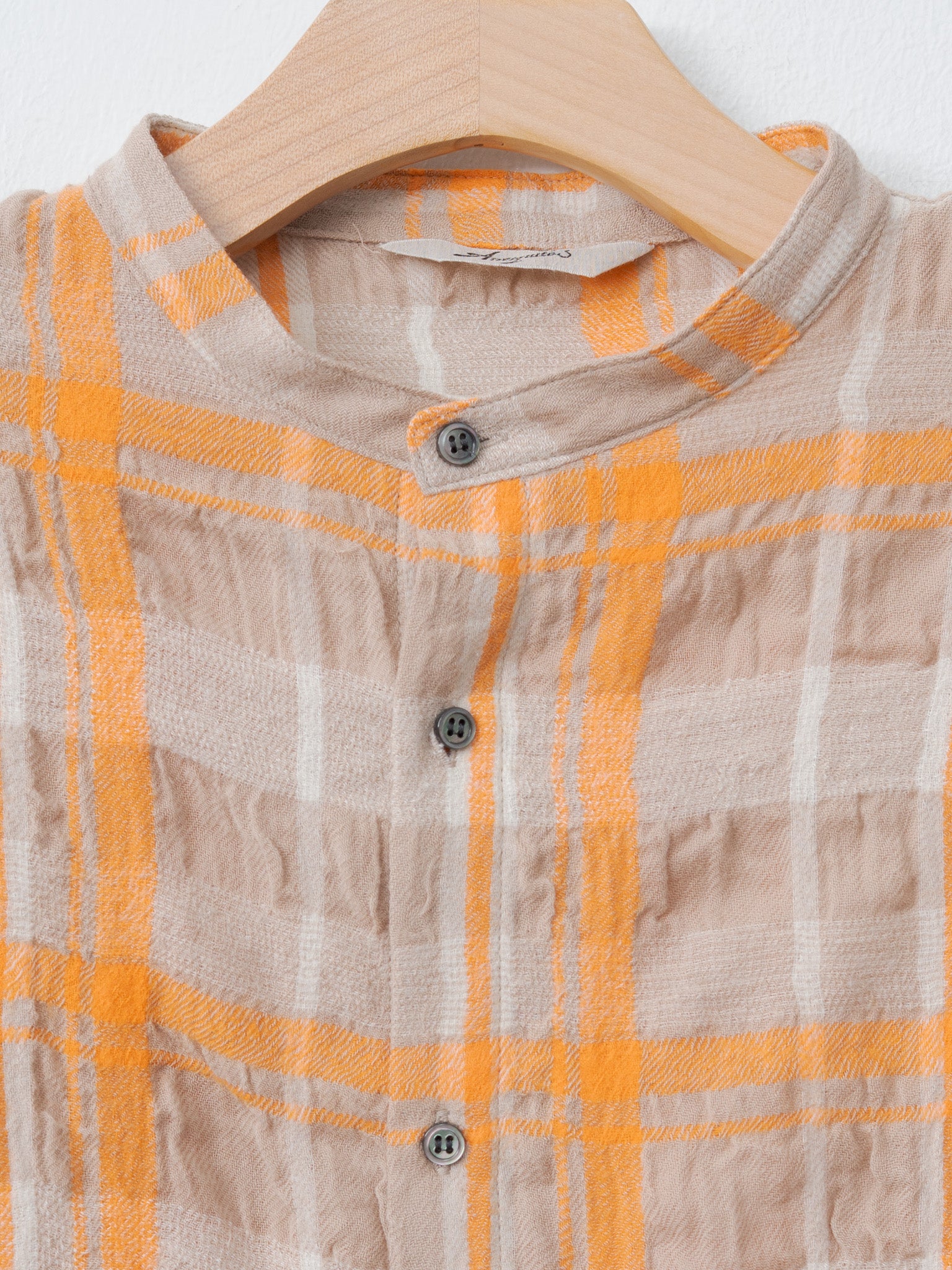 C/W Tartan Dress - Orange