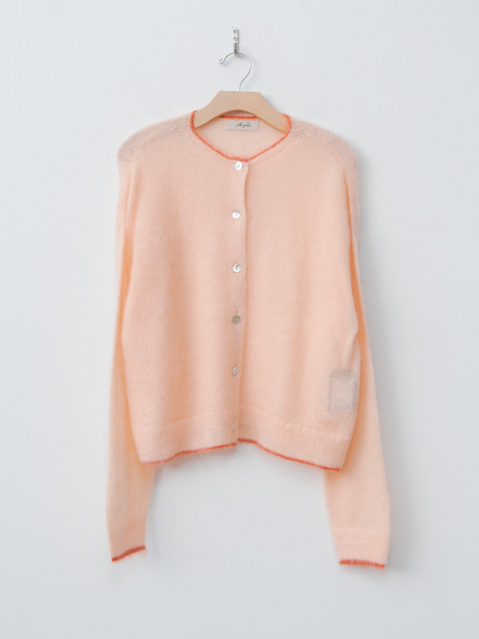Mohair Cardigan - Pink x Orange