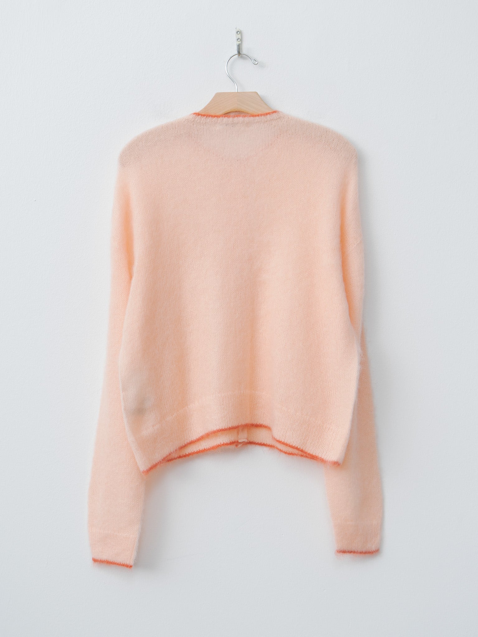 Mohair Cardigan - Pink x Orange