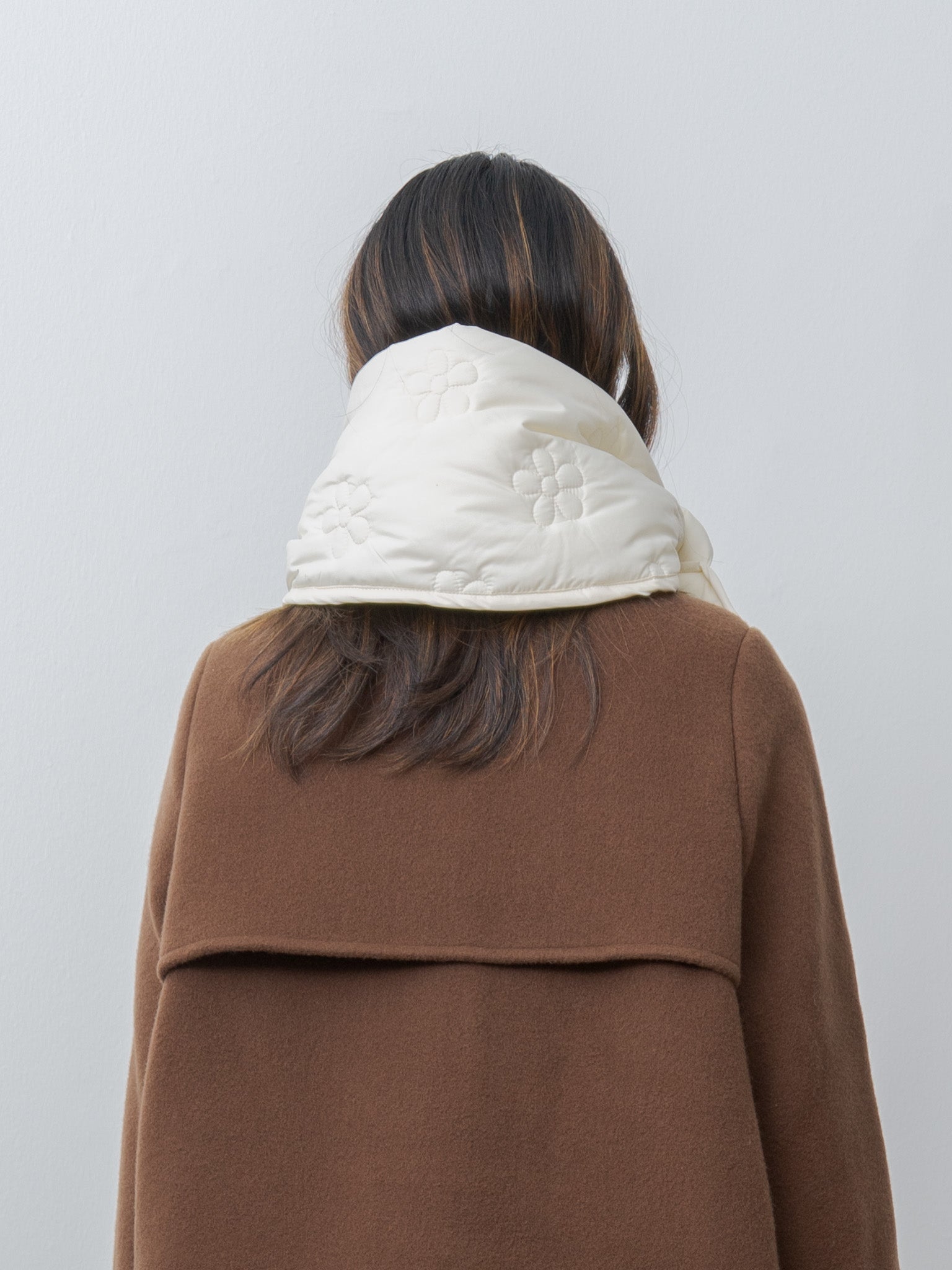 Puff Scarf - Off White