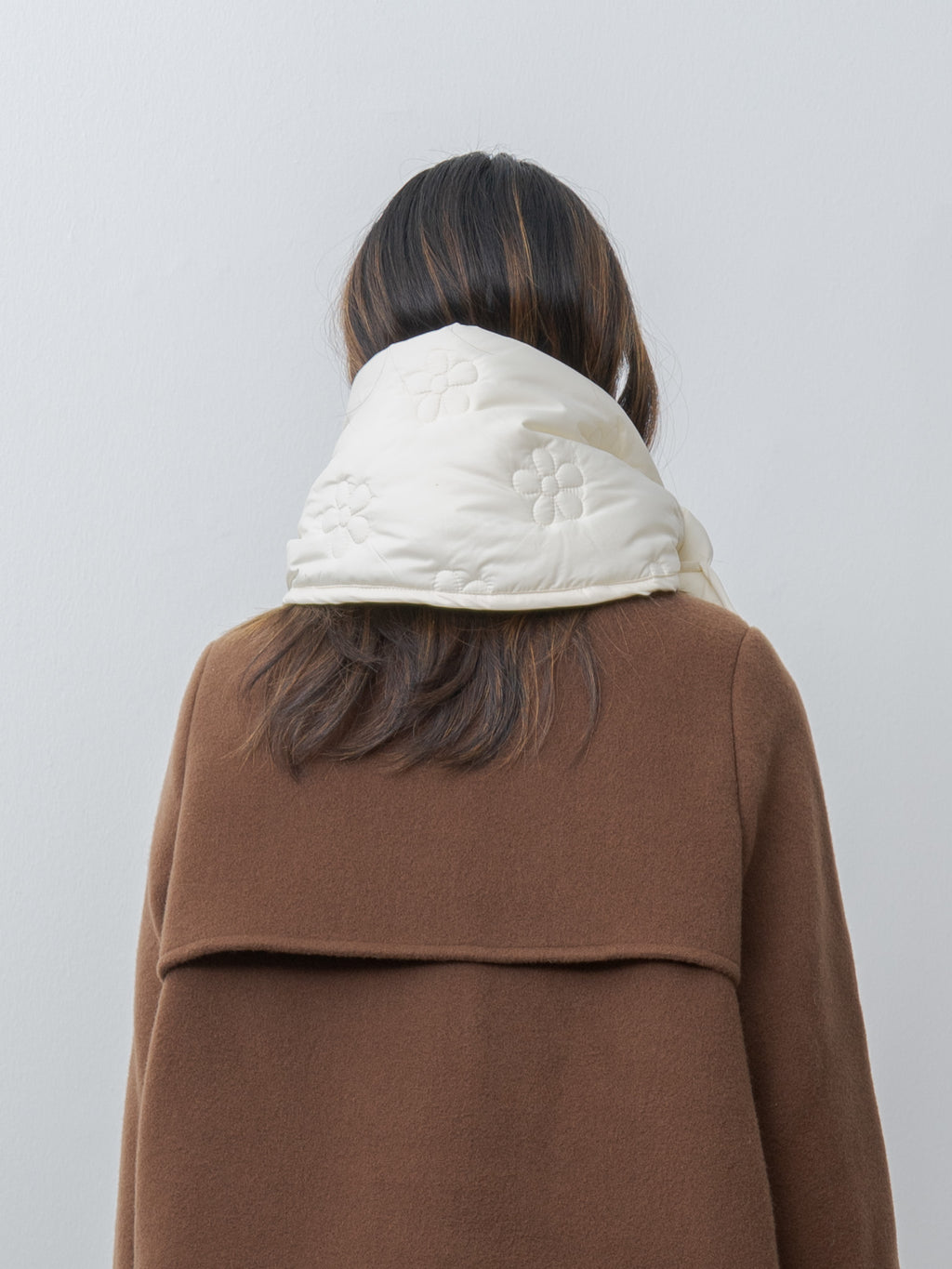 Puff Scarf - Off White