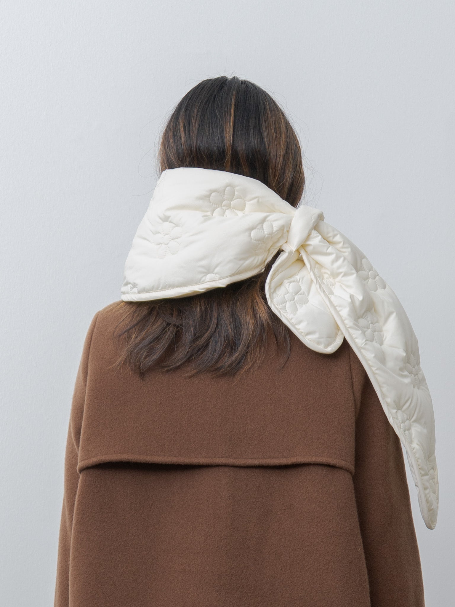Puff Scarf - Off White